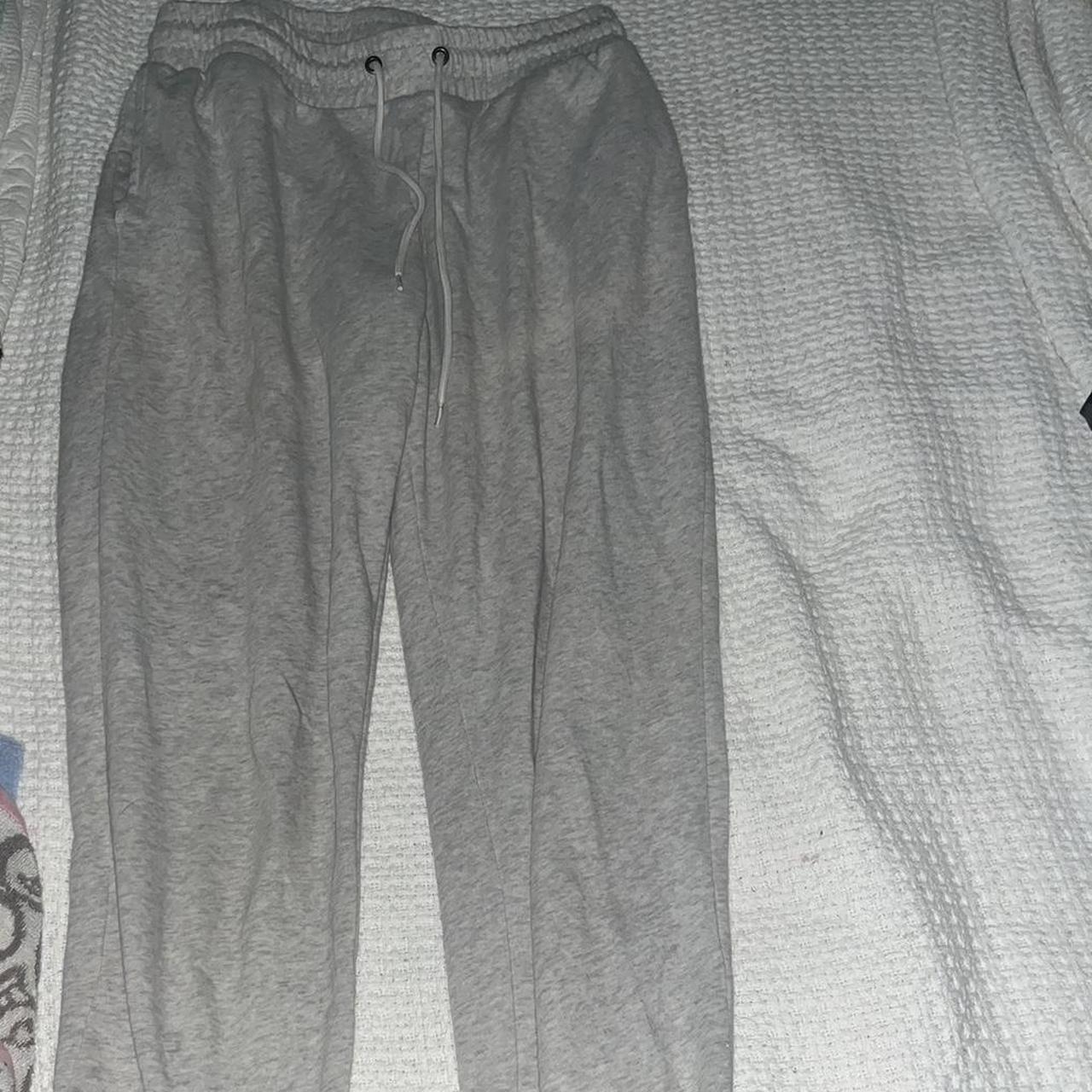 Grey sweats perfect for relaxation #relax #dayoff #cozy - Depop