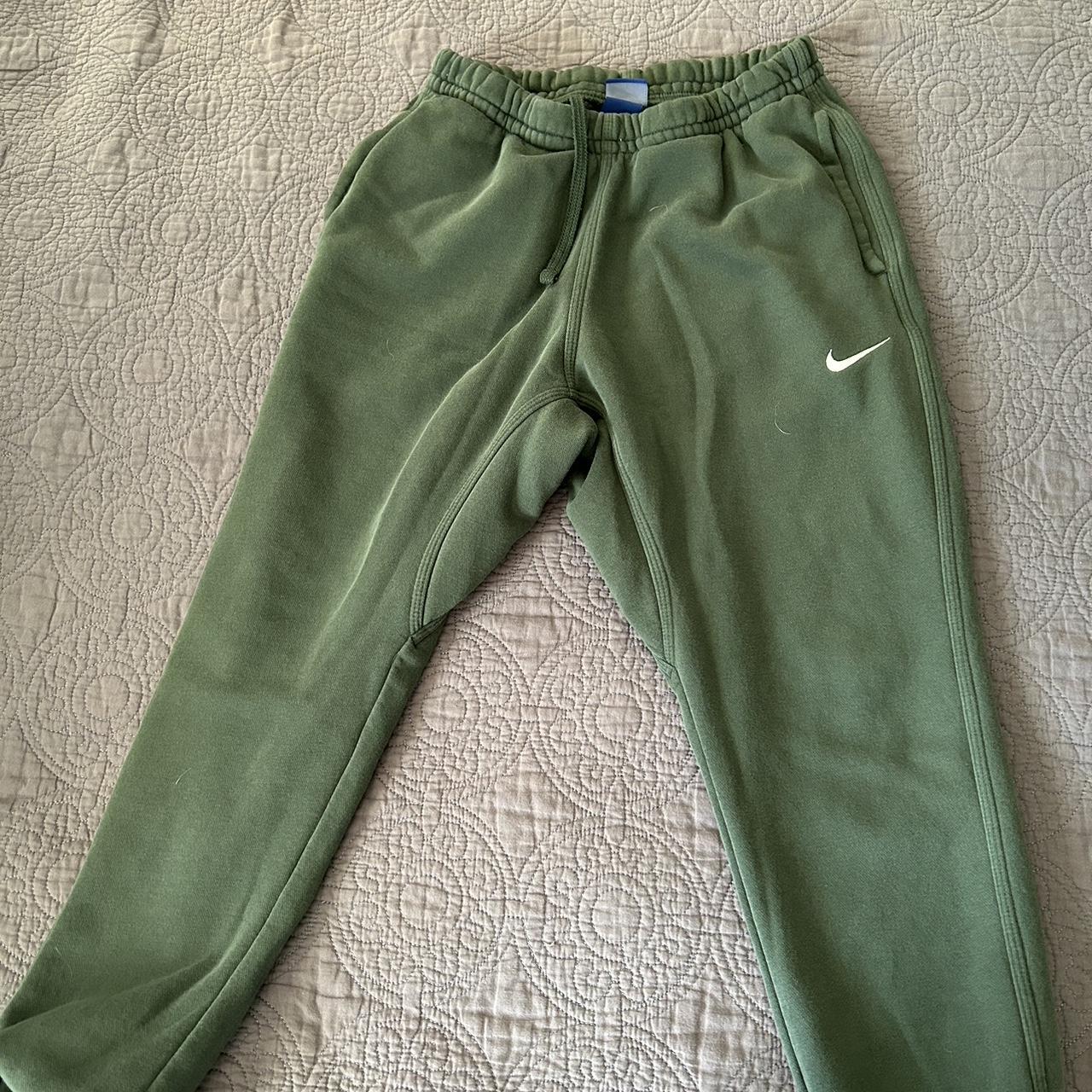 Green Nike sweats. Fits true to size #nike - Depop