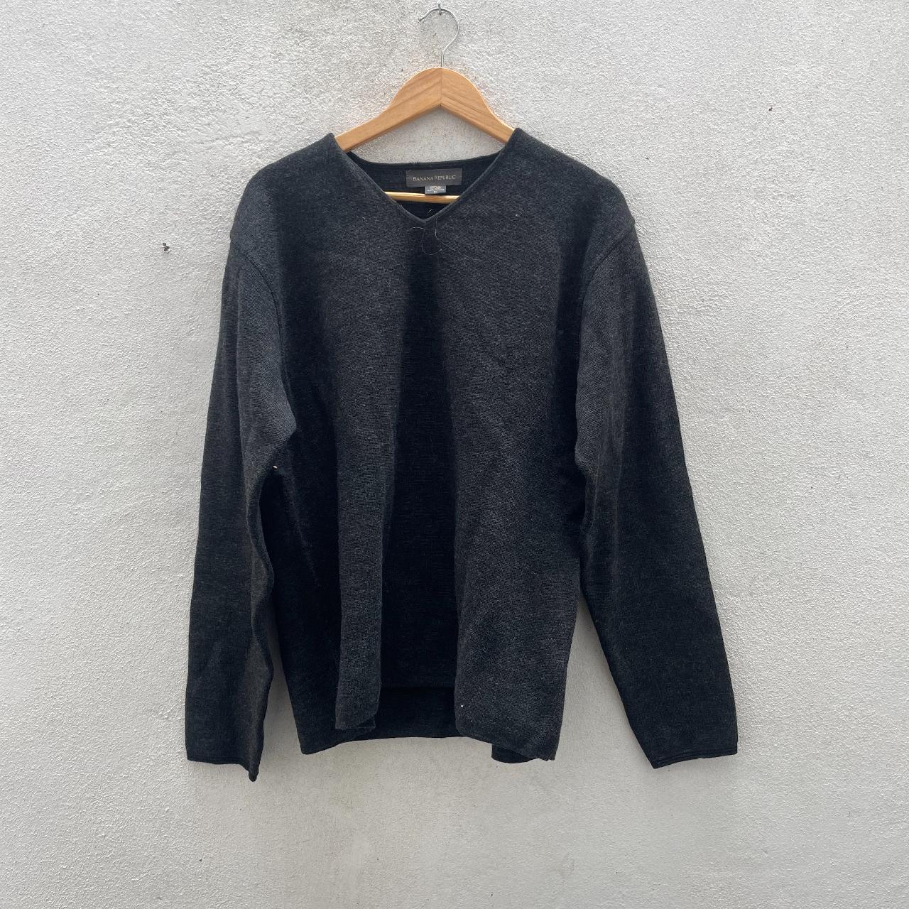 XL Banana Republic men's jumper grey 100 wool Depop