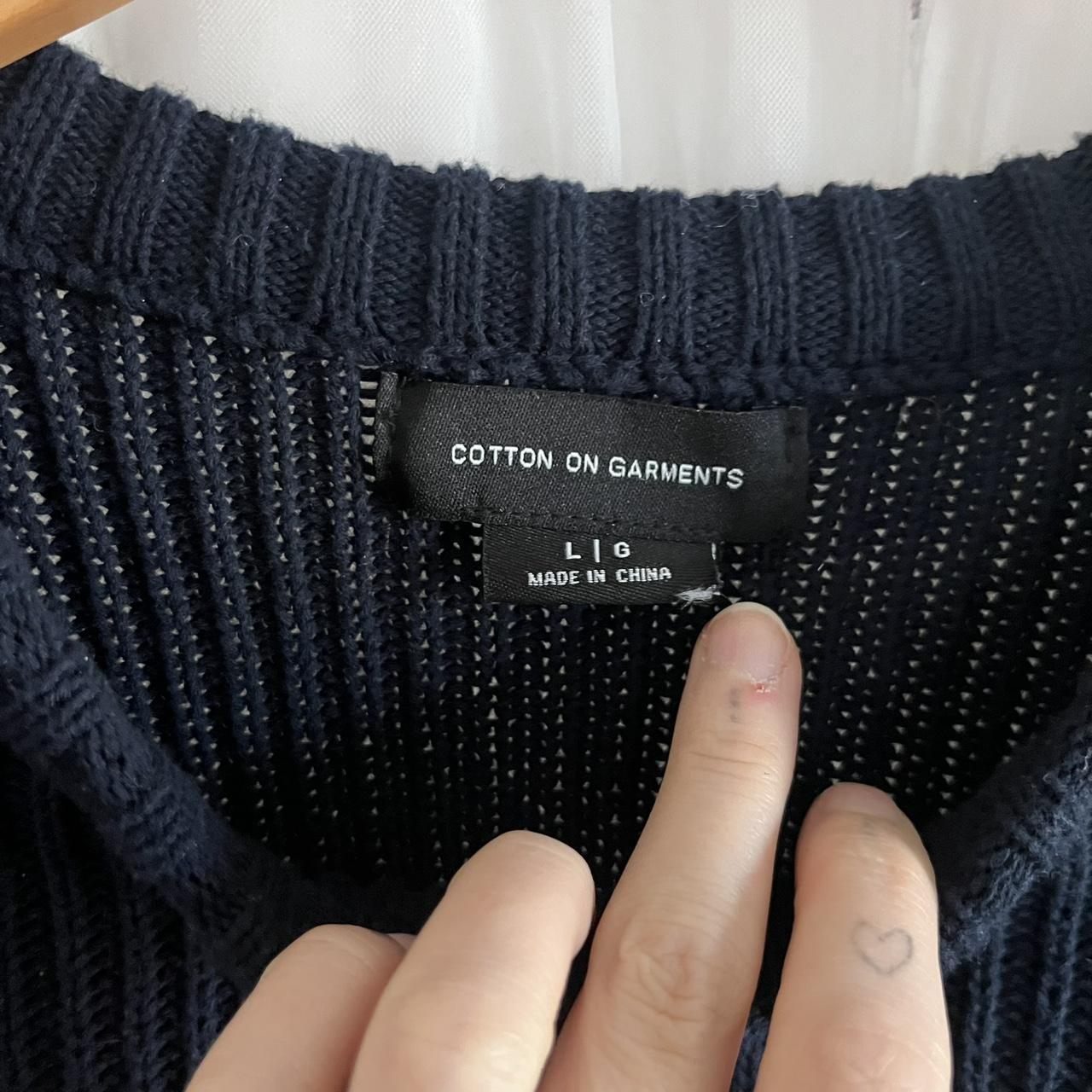 Men's Sweater - Multi - L – Patchwork multicolor … - image 5