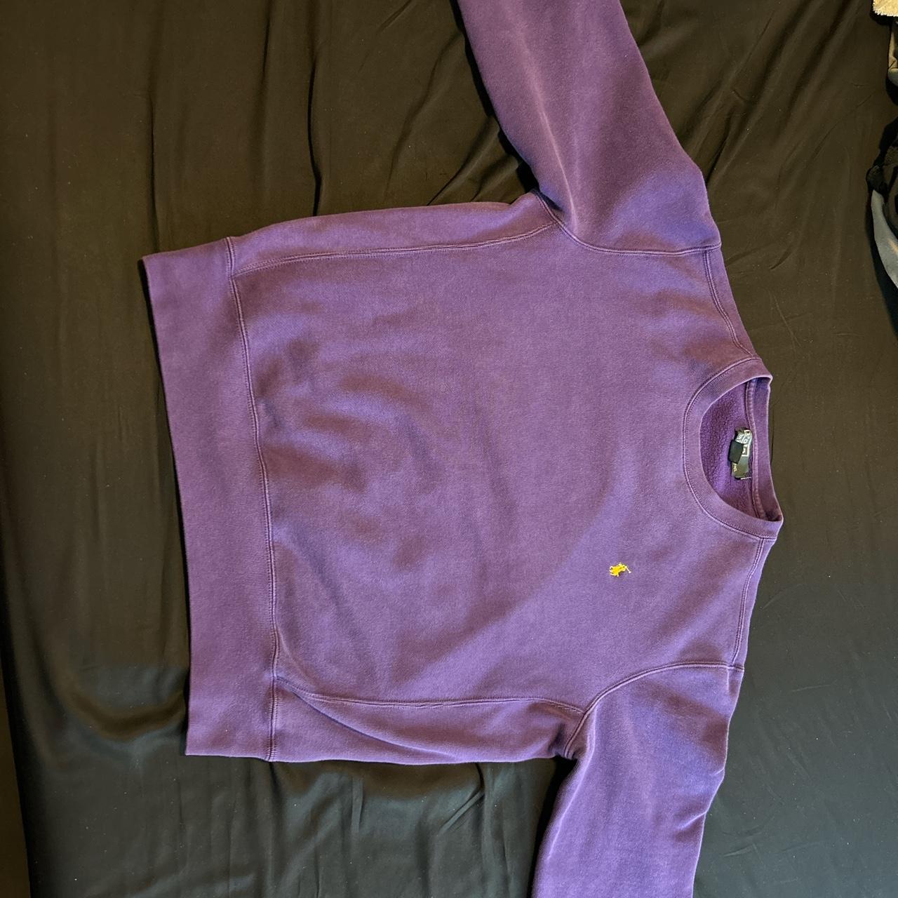 Polo Ralph Lauren Men's Purple Sweatshirt | Depop