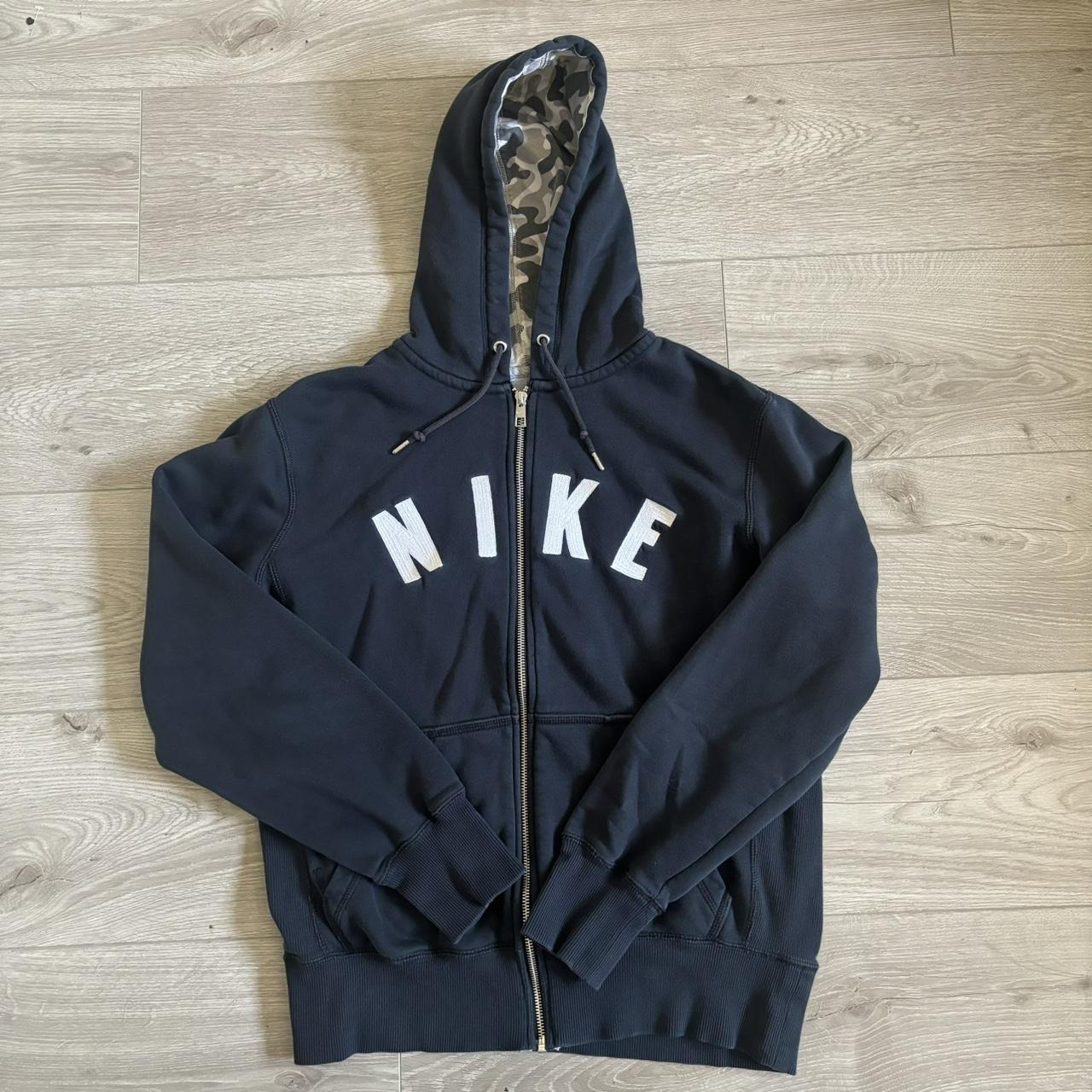 mens black nike zip up jacket