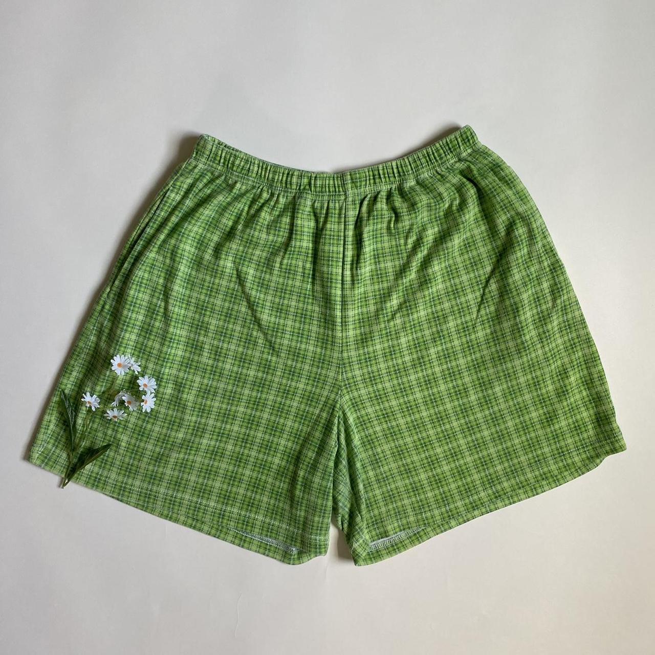 Only Necessities Women's Green Shorts | Depop