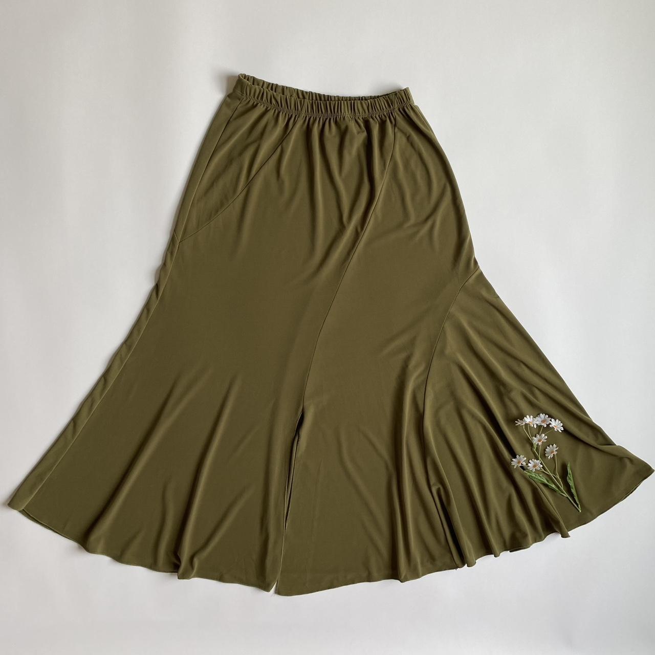 Long khaki skirts era best sale