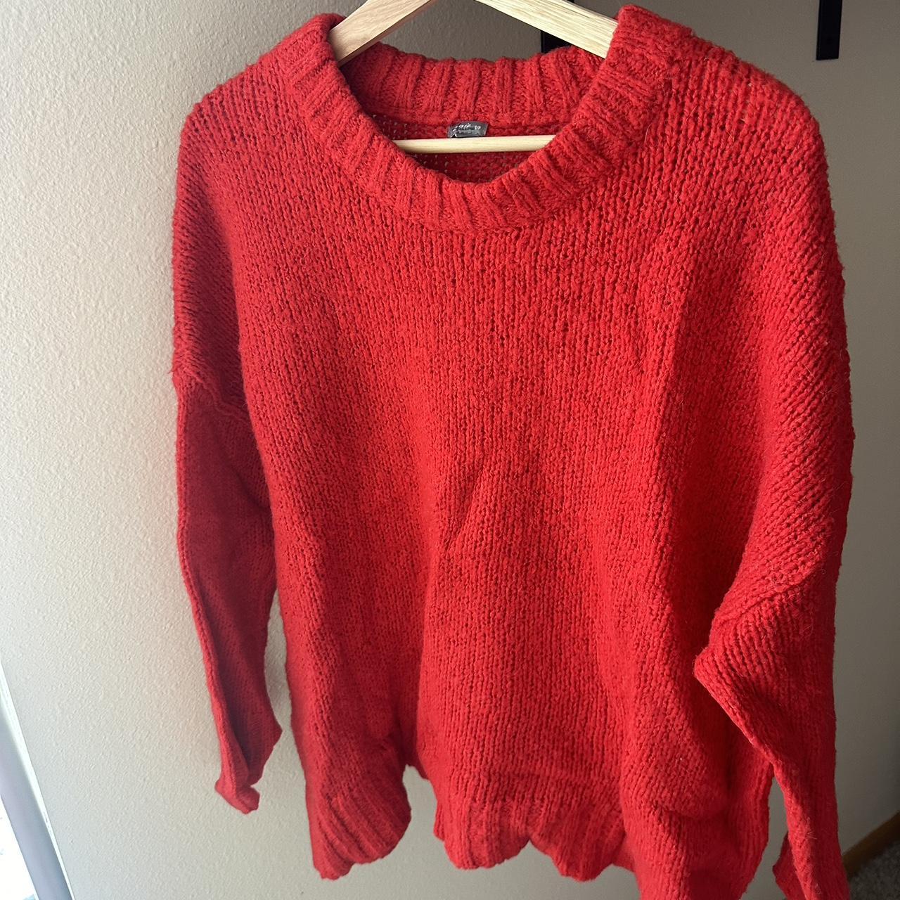 Aerie shops red sweater