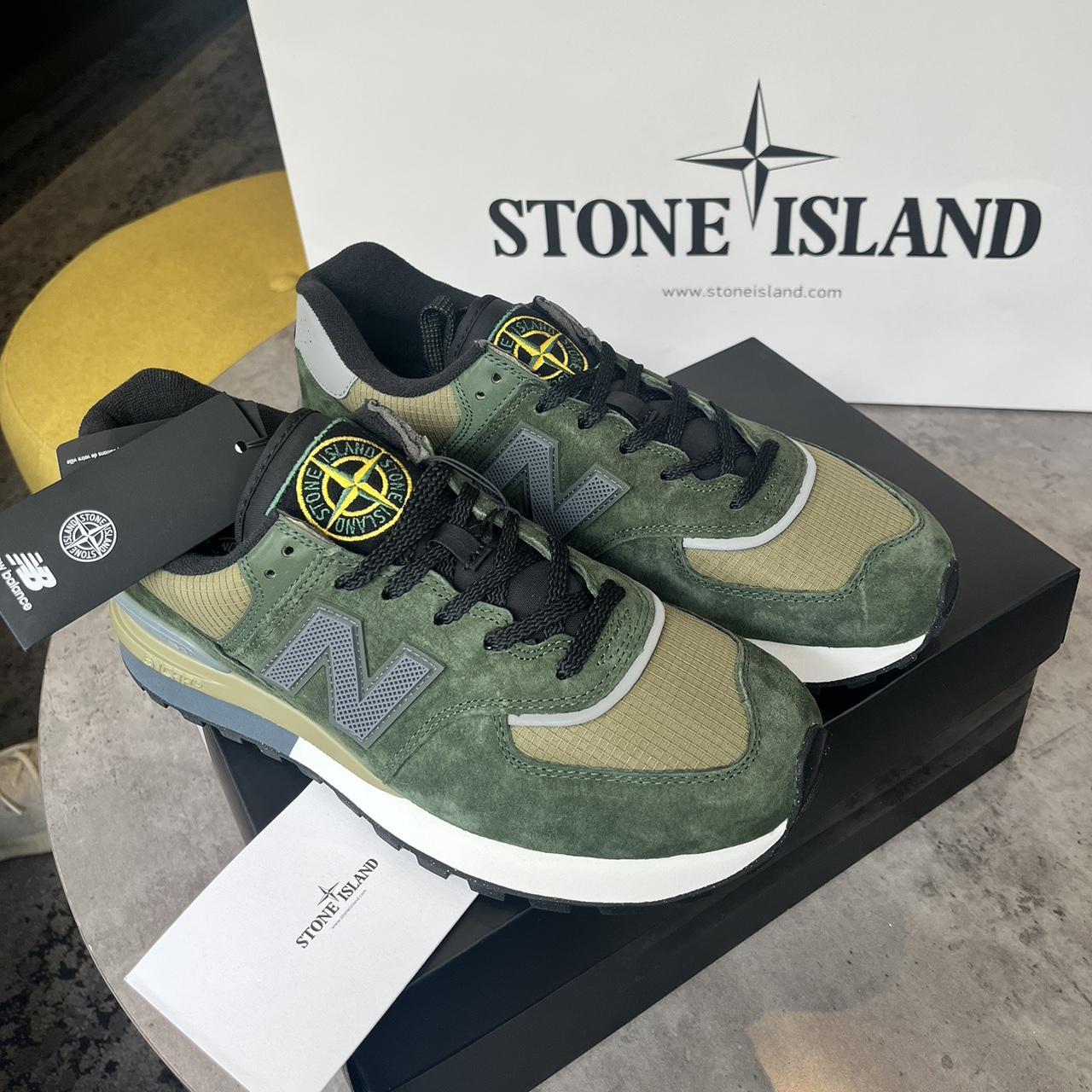 Stone island x new balance 574's Brand new Released | Depop