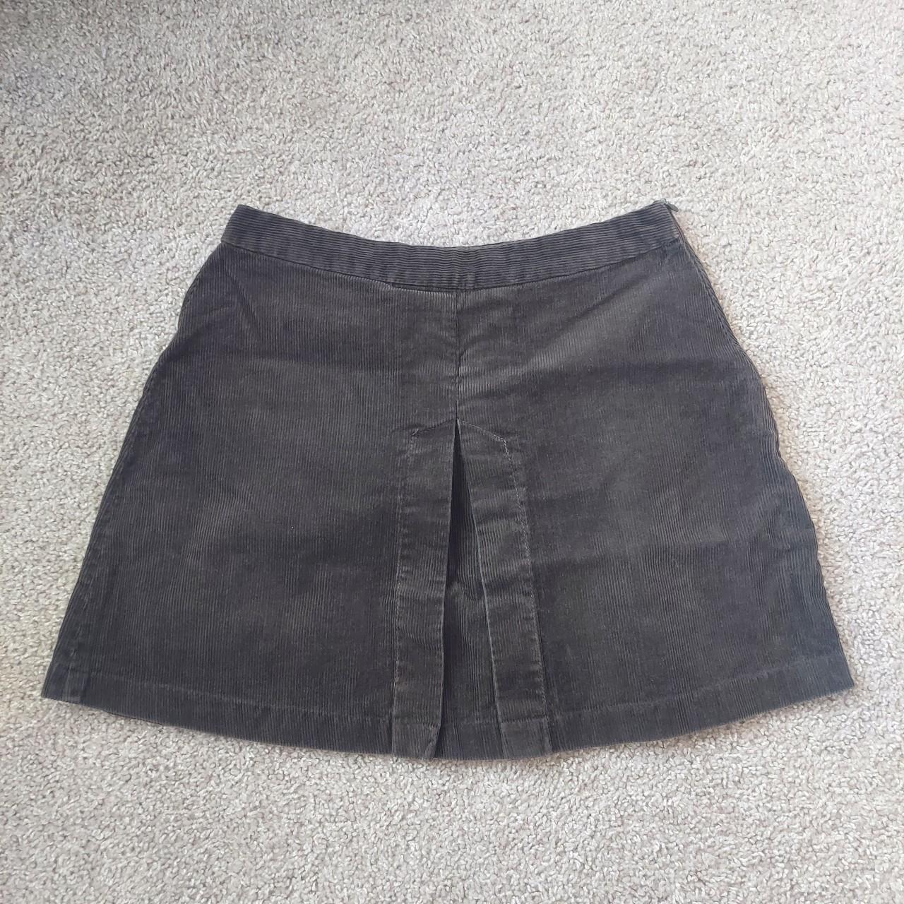 Women's corduroy shop skirt zara