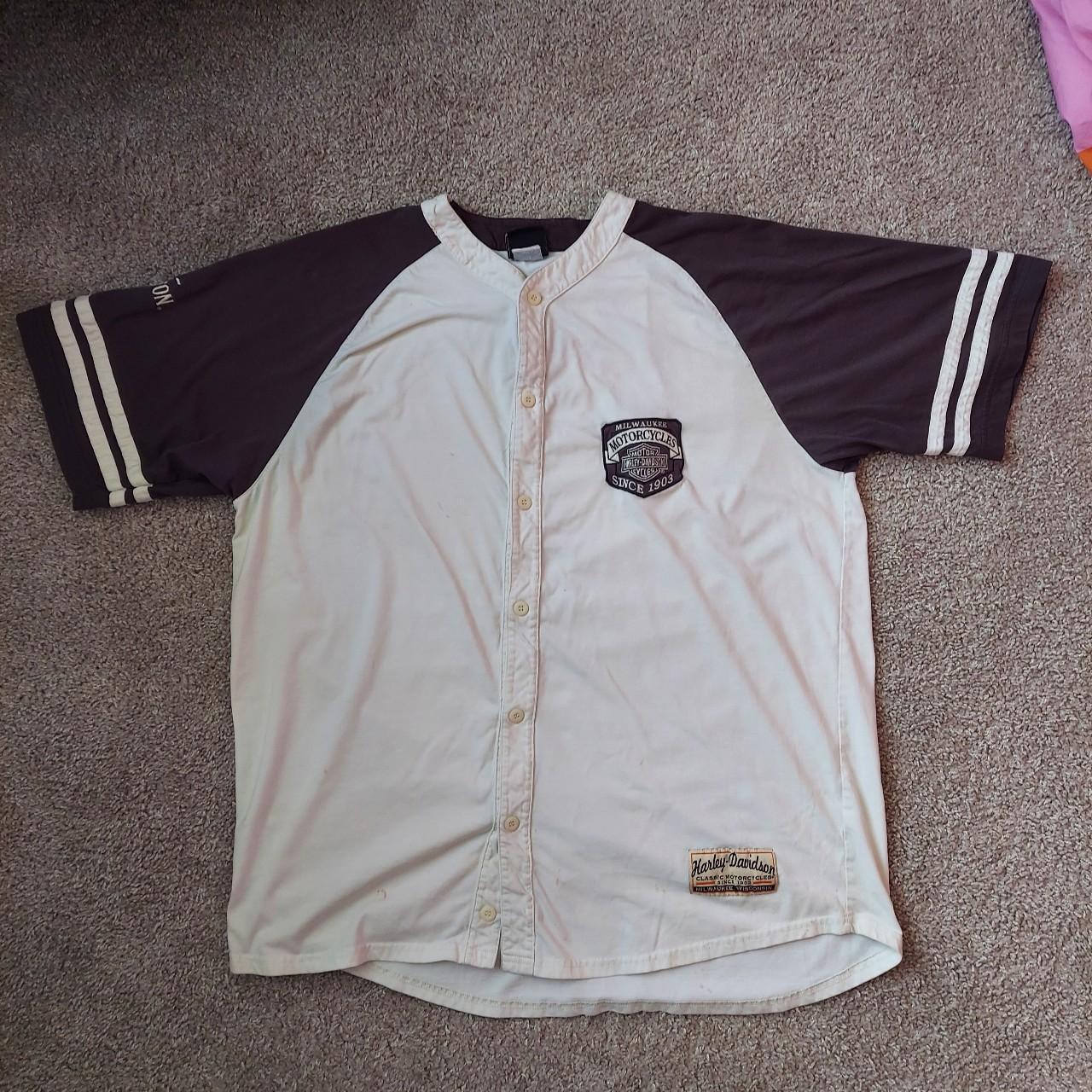 harley davidson baseball tee