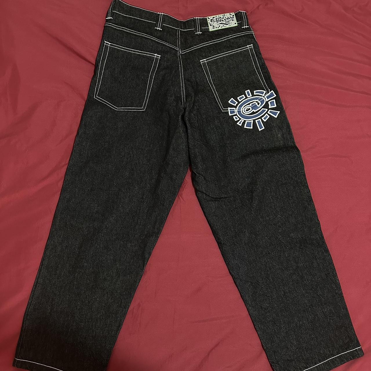 Adwysd - Always Do What You Should Do Washed Denim Jeans Pants Uk