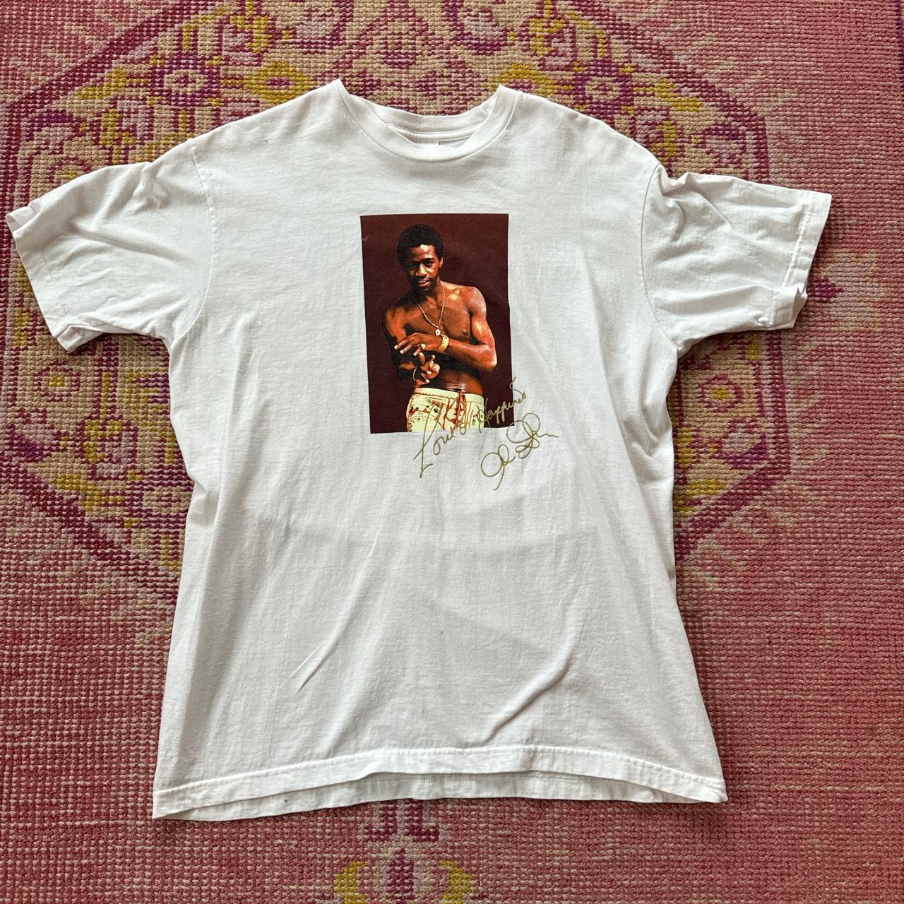 Medium white supreme Al Green t-shirt, never warn