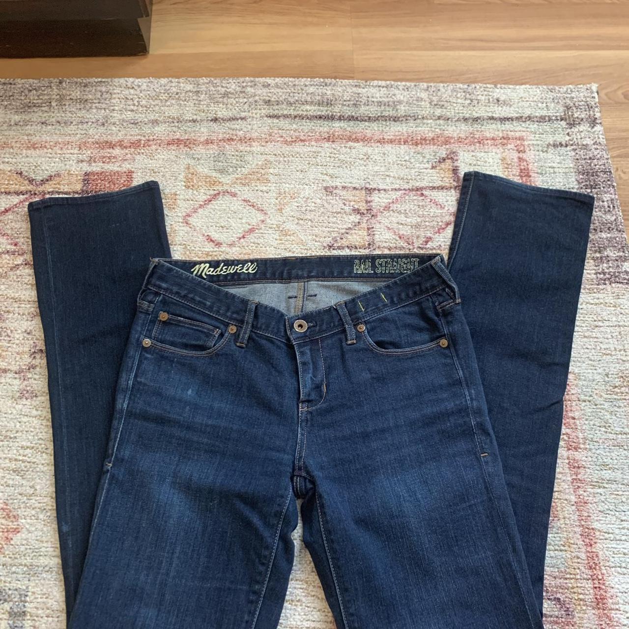 Madewell rail straight store jeans