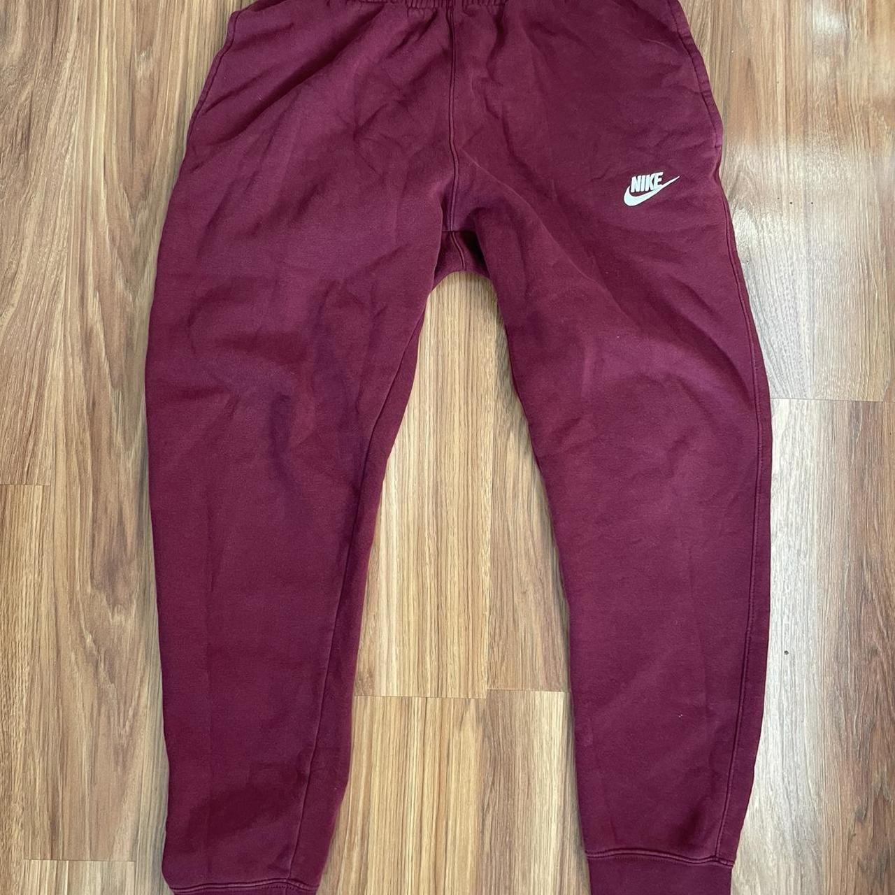 mens burgundy nike sweatshirt
