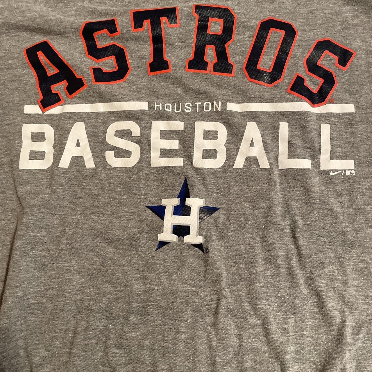 Houston Astros Nike Tee Dri Fit MLB Shirt Baseball - Depop