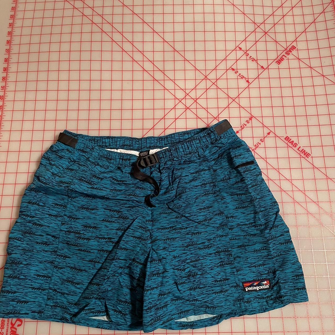 Vintage 90s Patagonia Printed Baggies River Shorts... - Depop