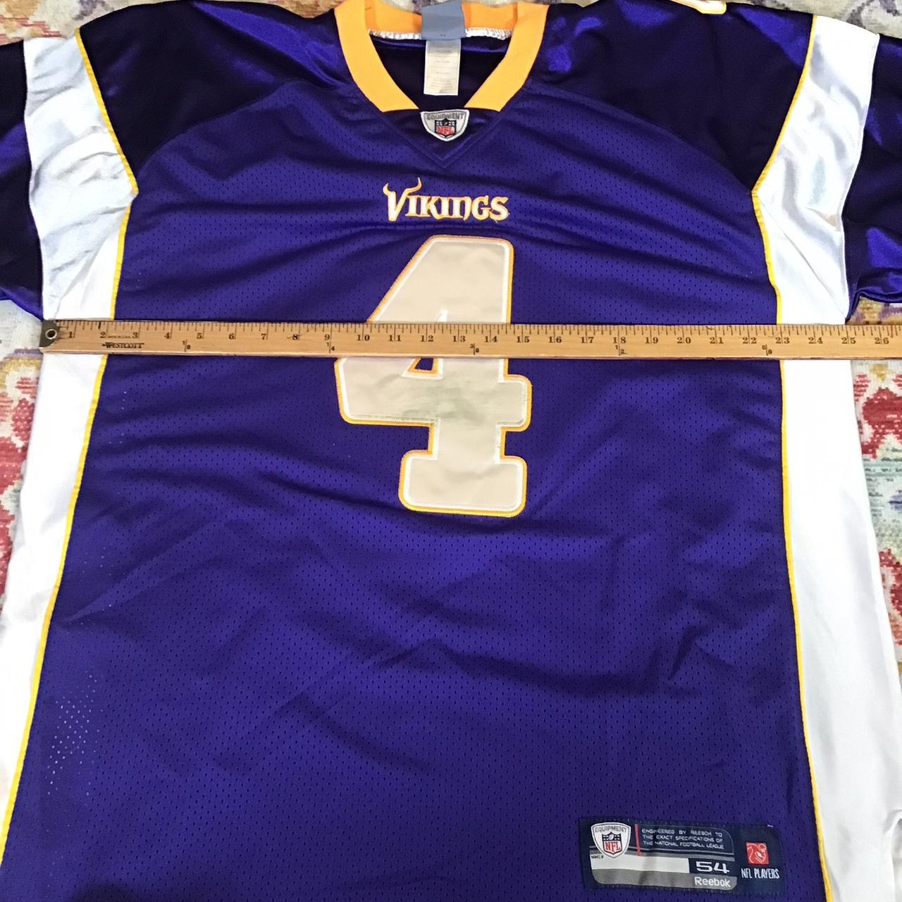 Minnesota Vikings REEBOK #4 Brett Favre Girl's NFL - Depop