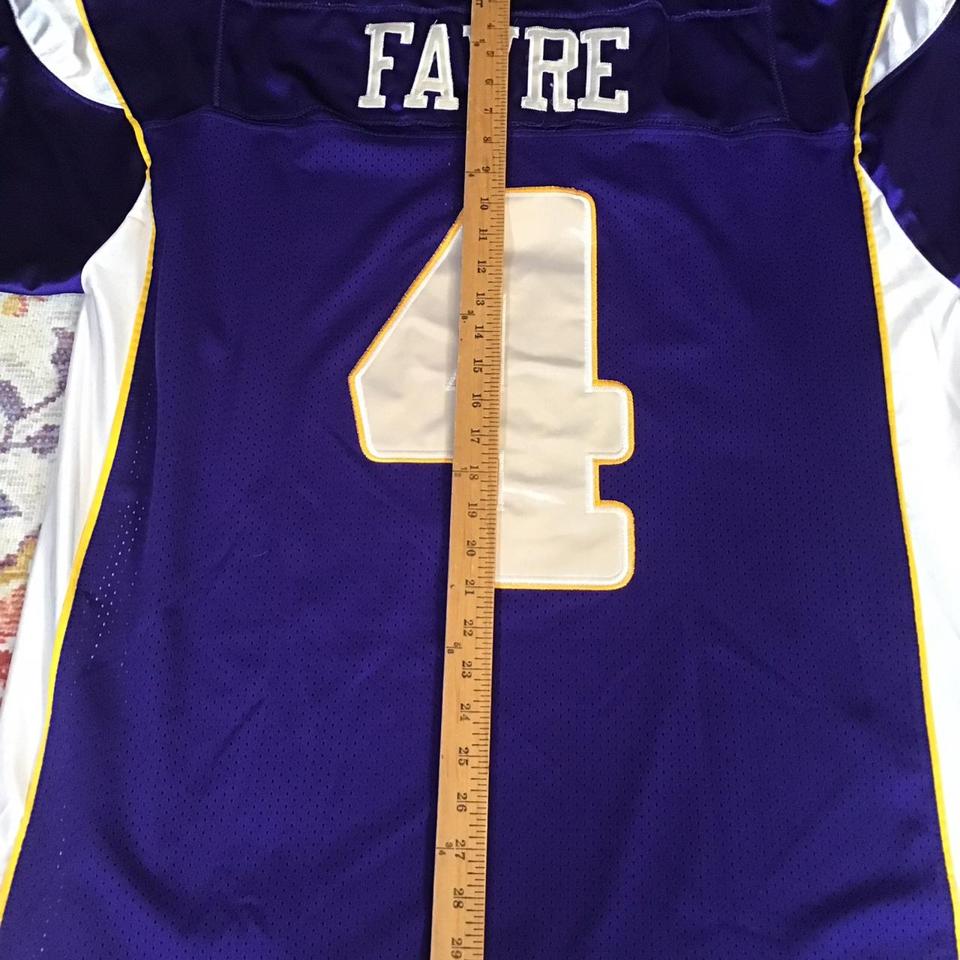 Reebok Brett Favre Minnesota Vikings Jersey T Shirt - Depop