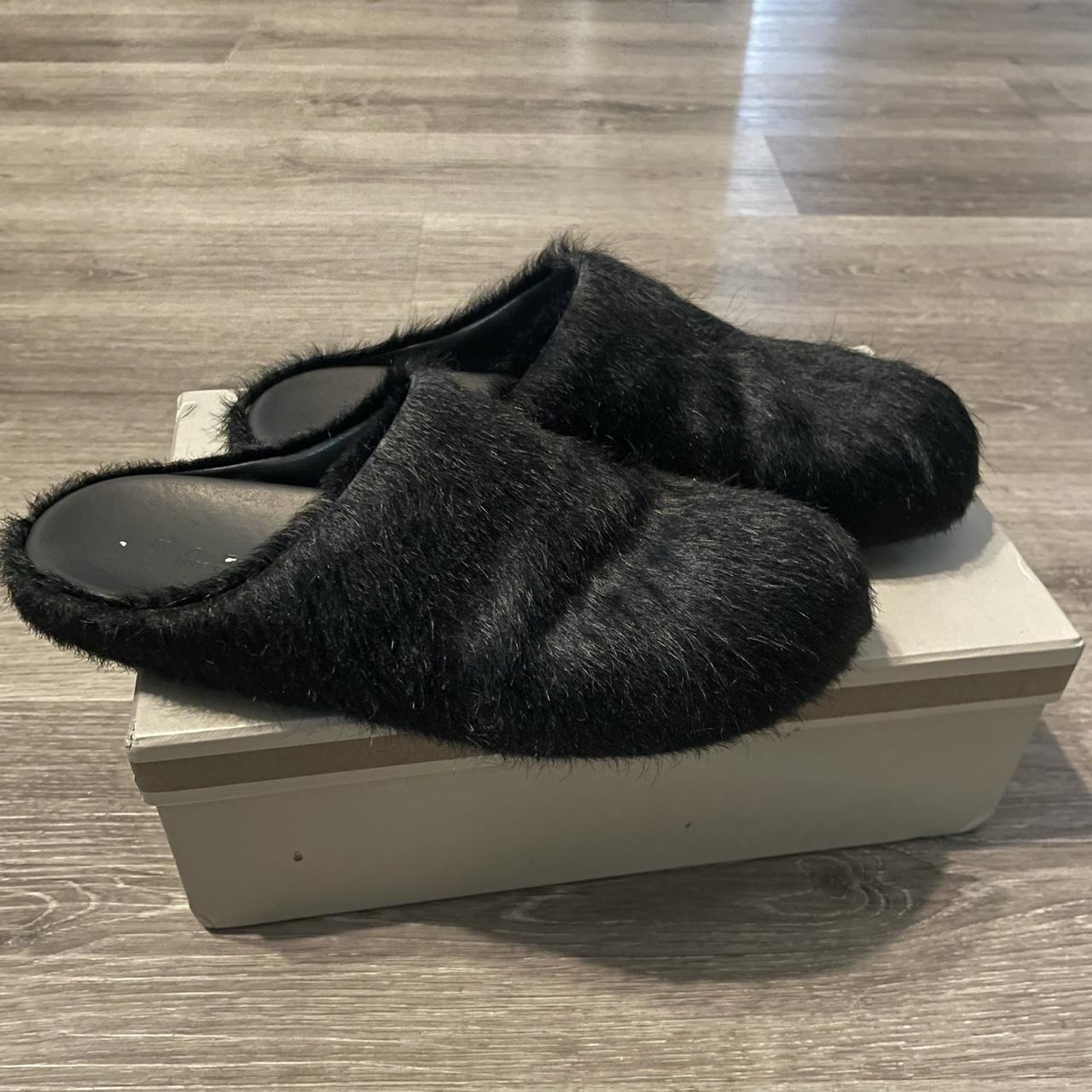 Black marni slides... - Depop