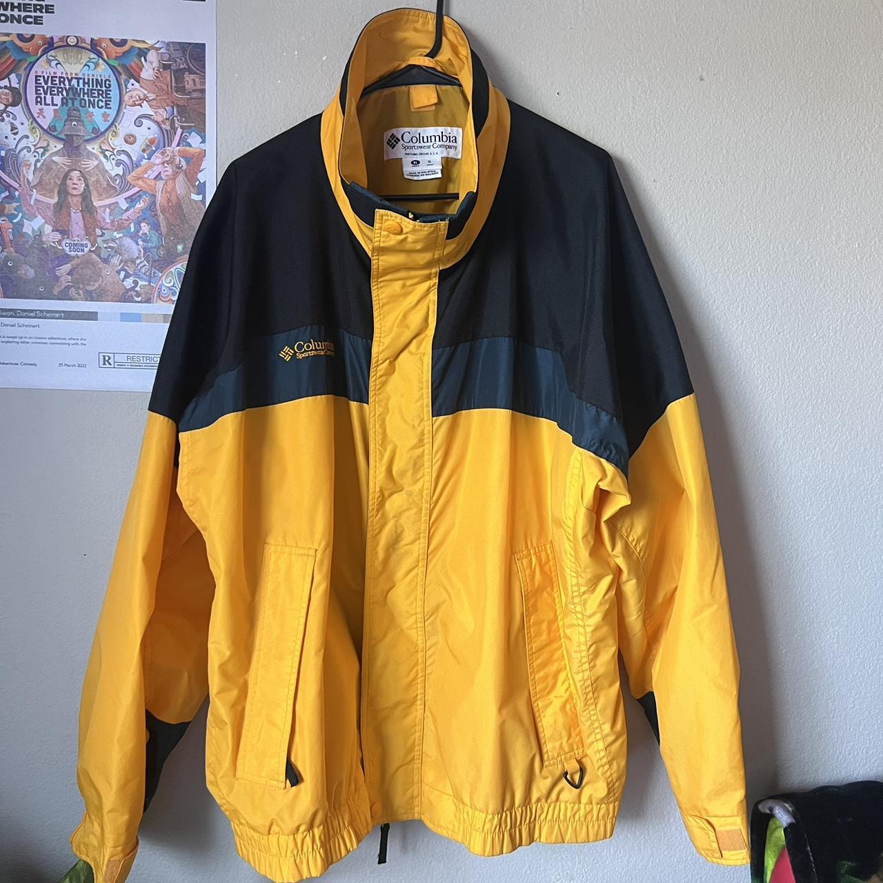 Yellow/Blue Columbia ski Jacket Was a gift but was... - Depop