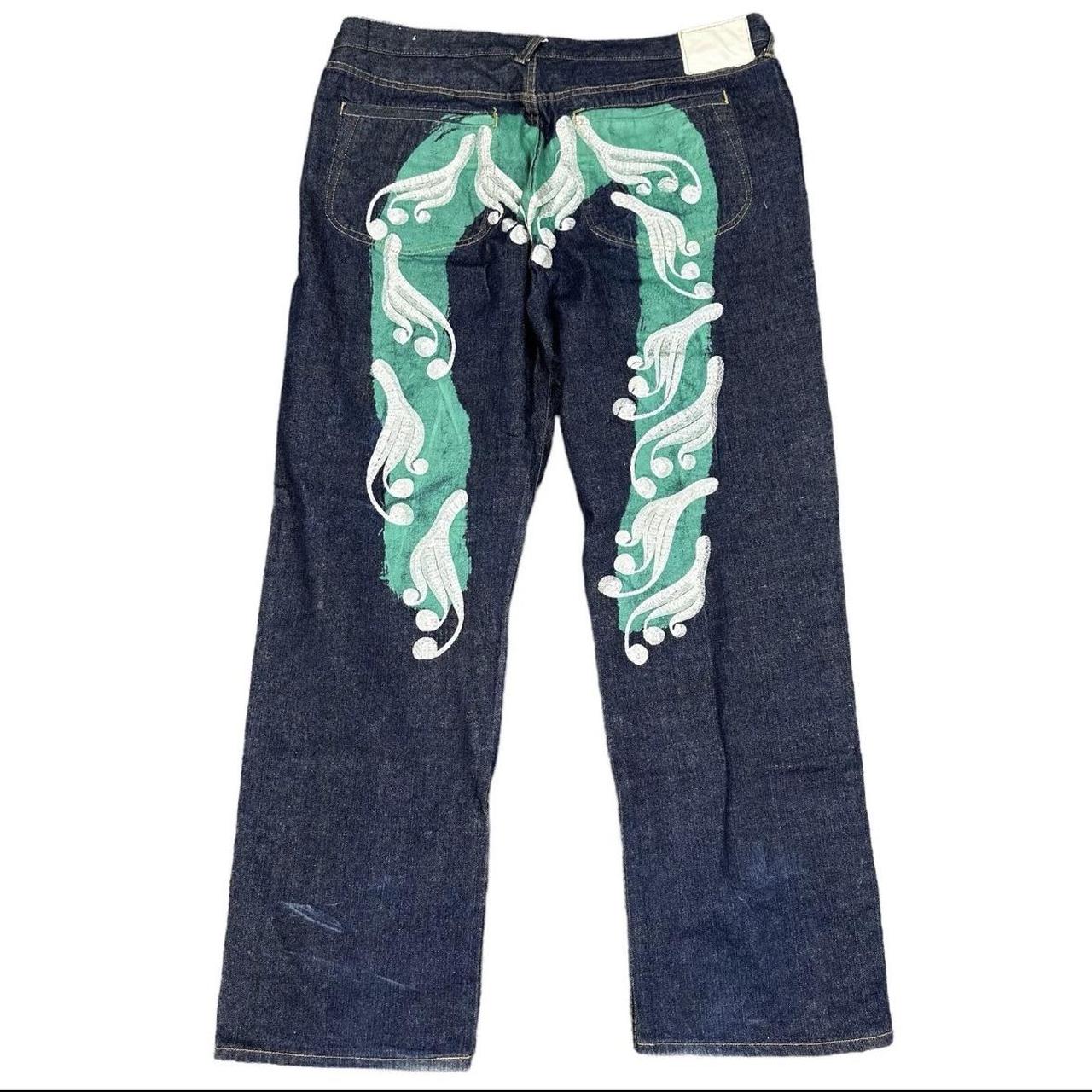 Insane Rare evisu jeans. best baggy pants i own fr... - Depop