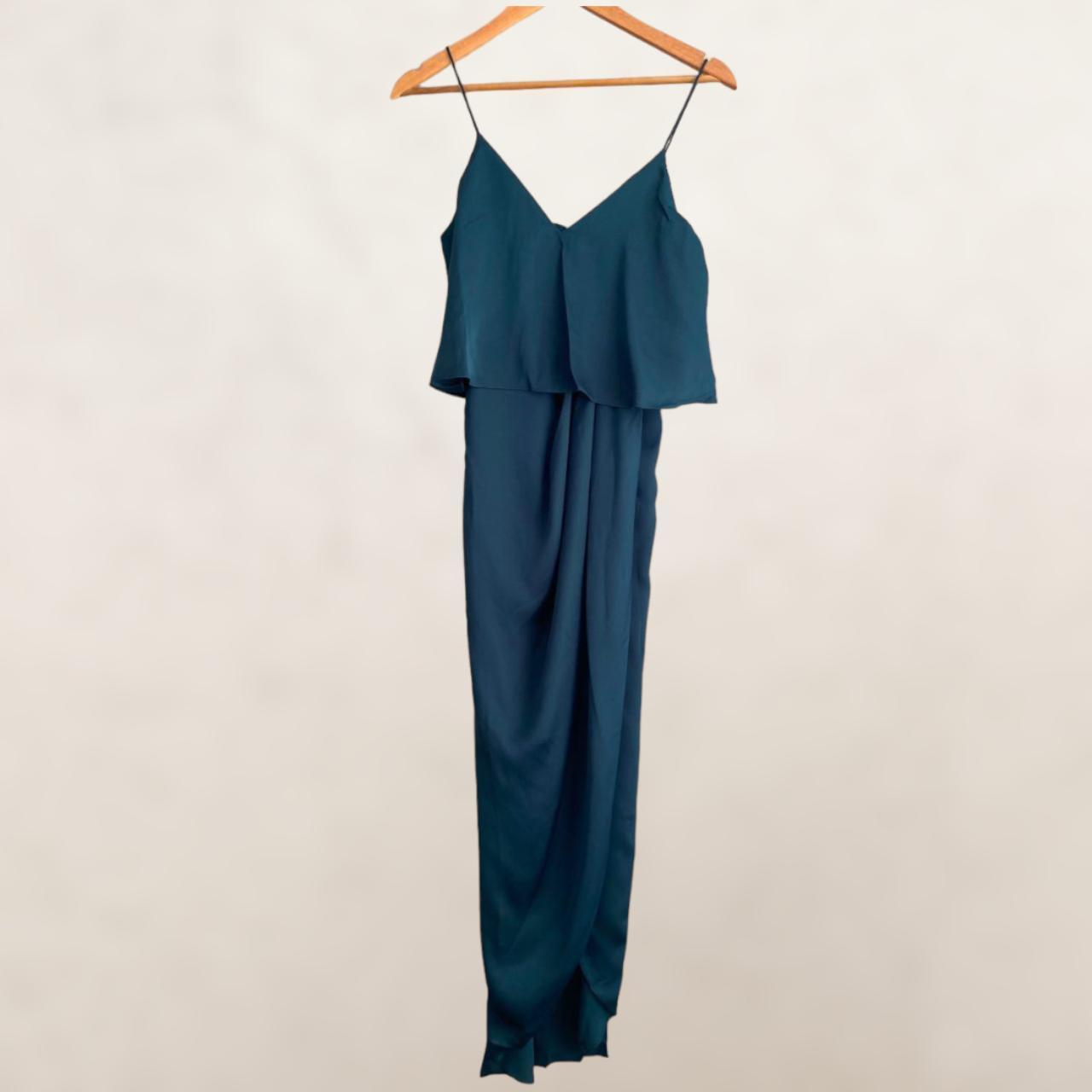 Shona joy cocktail draped on sale dress