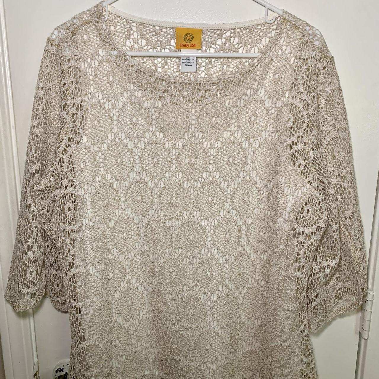 Ruby Rd. Women's Blouse - Cream/White - L – Ruby … - image 2