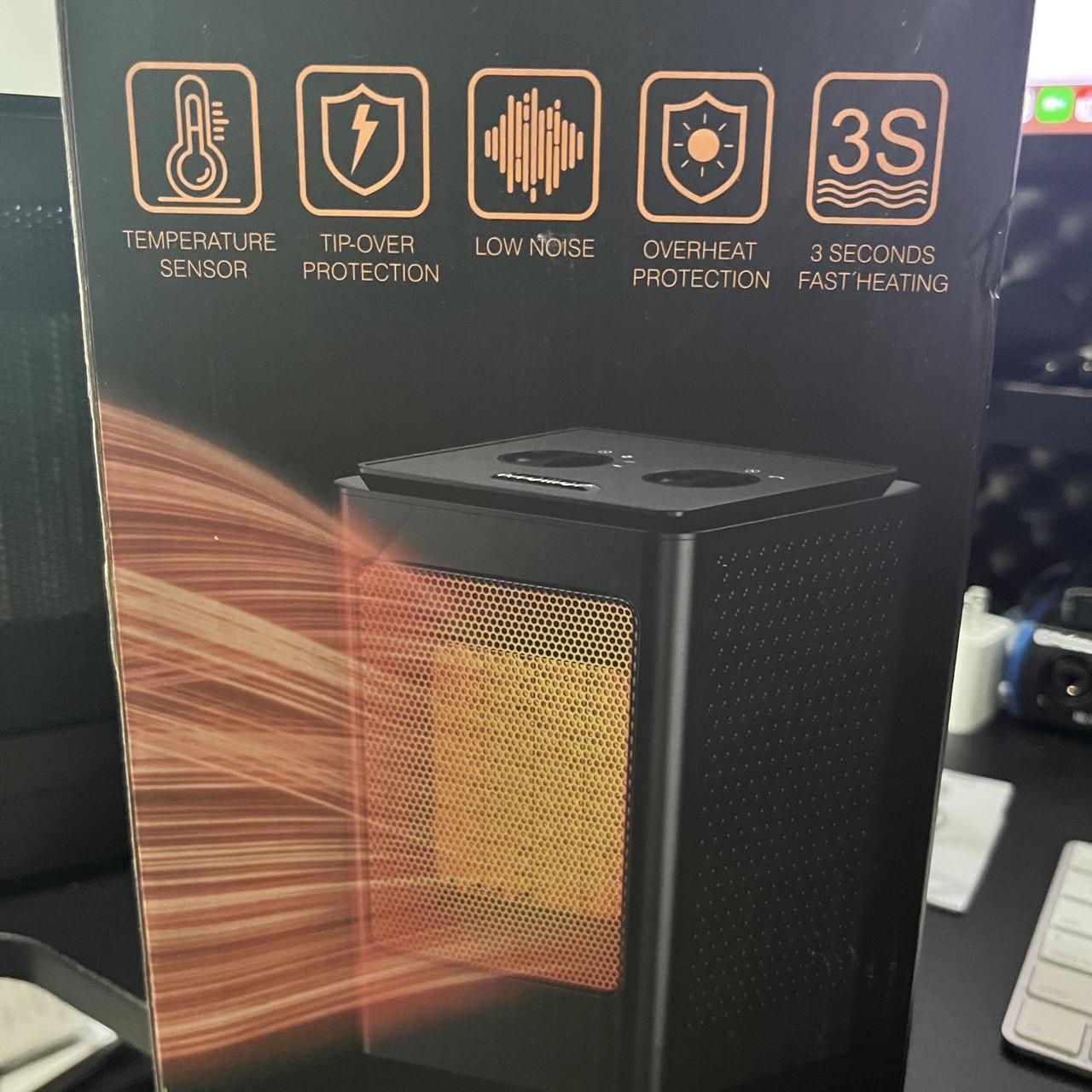 Riomor Space Heater, 1500W Portable Heater,... Depop