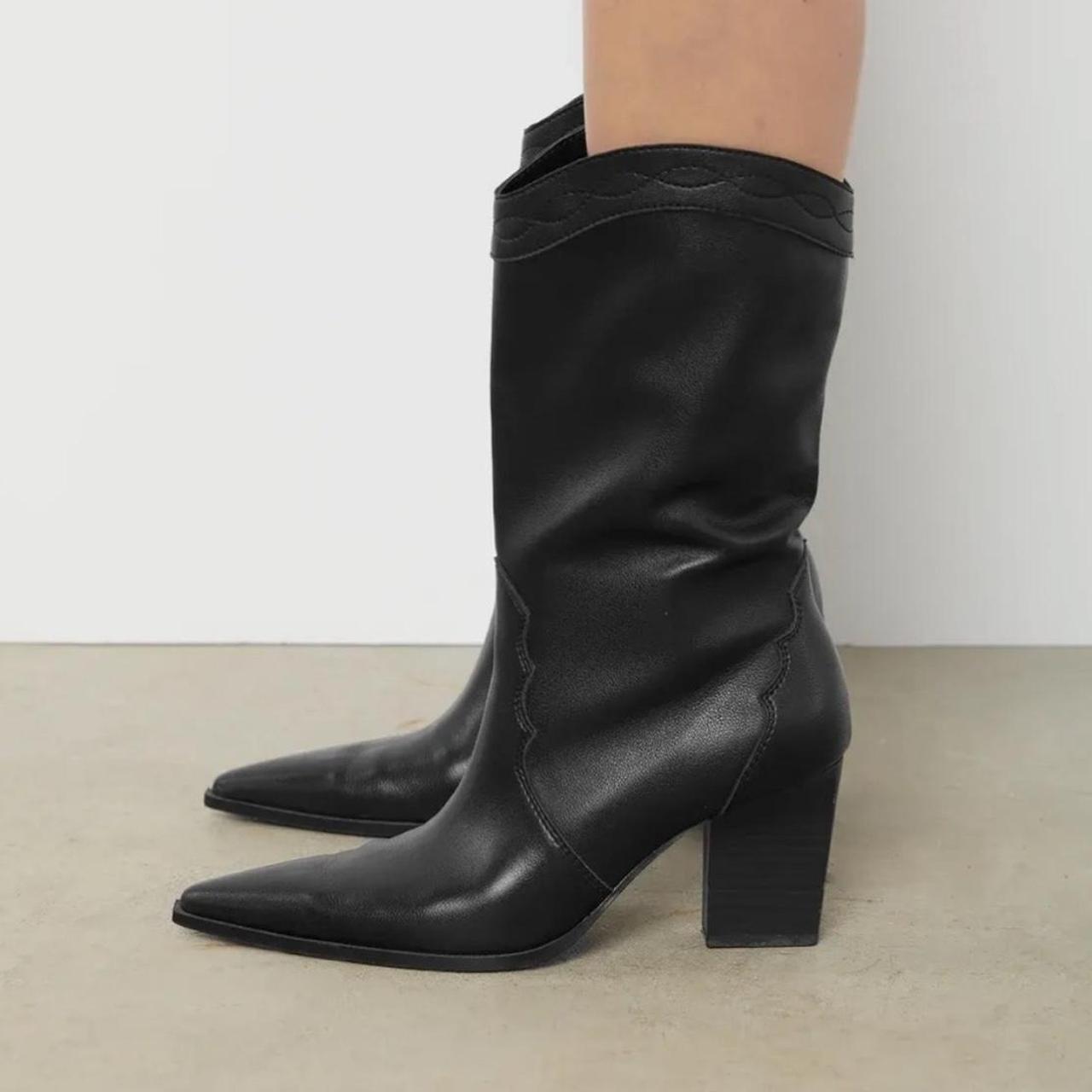 Vegan leather cowgirl boots cheap