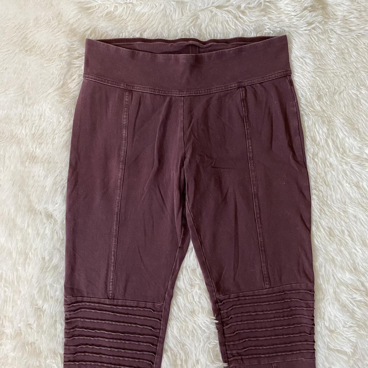 Abound purple burgundy patchwork Moto Depop