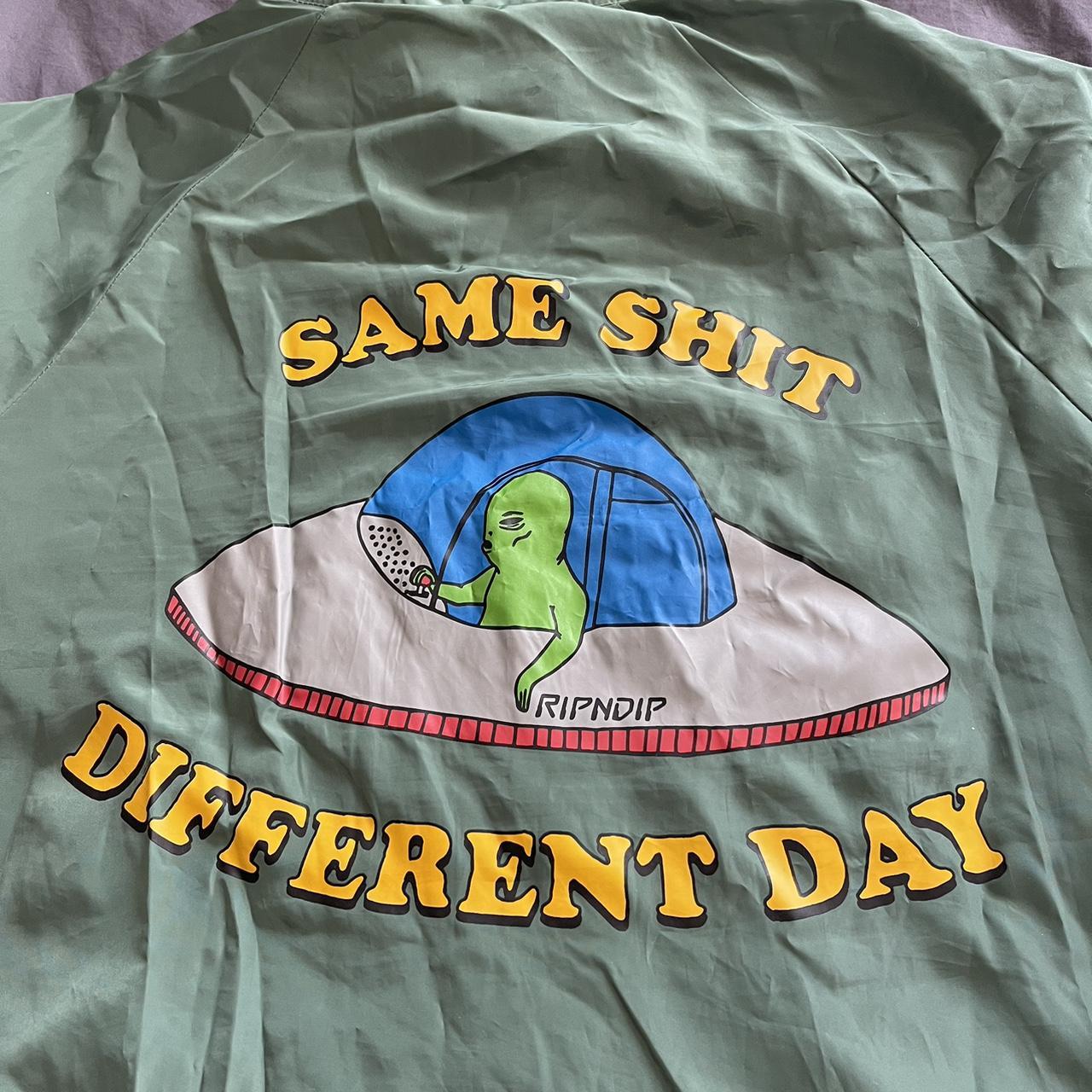 RIPNDIP Same Shit Different Day jacket. Size Medium. | Depop