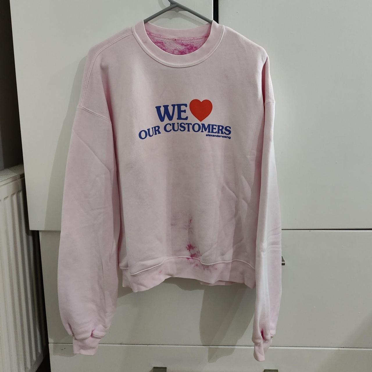 その他 Alexander Wang 'We Love Our Customers' sweatshirt Love Our Customers Sweatshirt