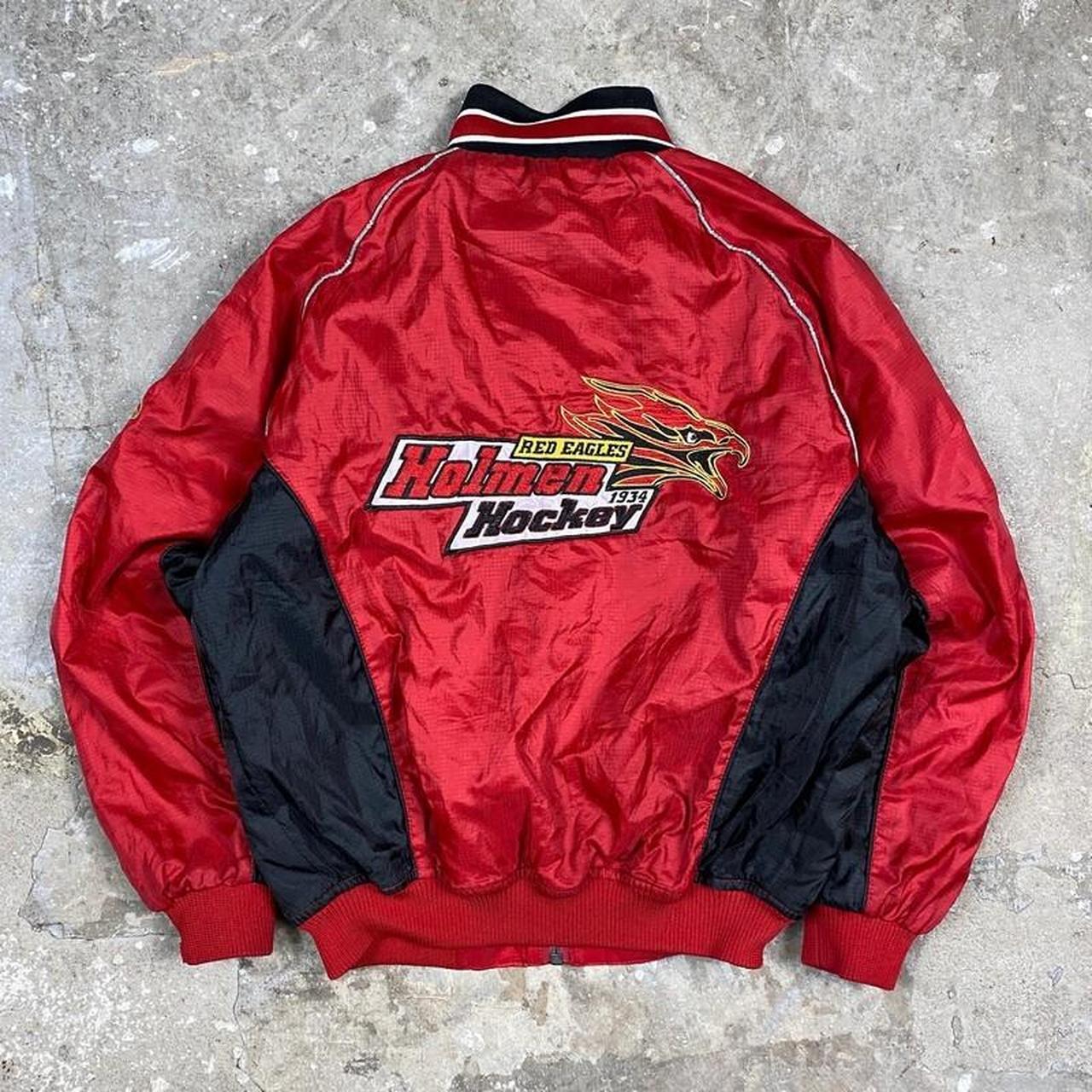 Hockey bomber clearance jacket