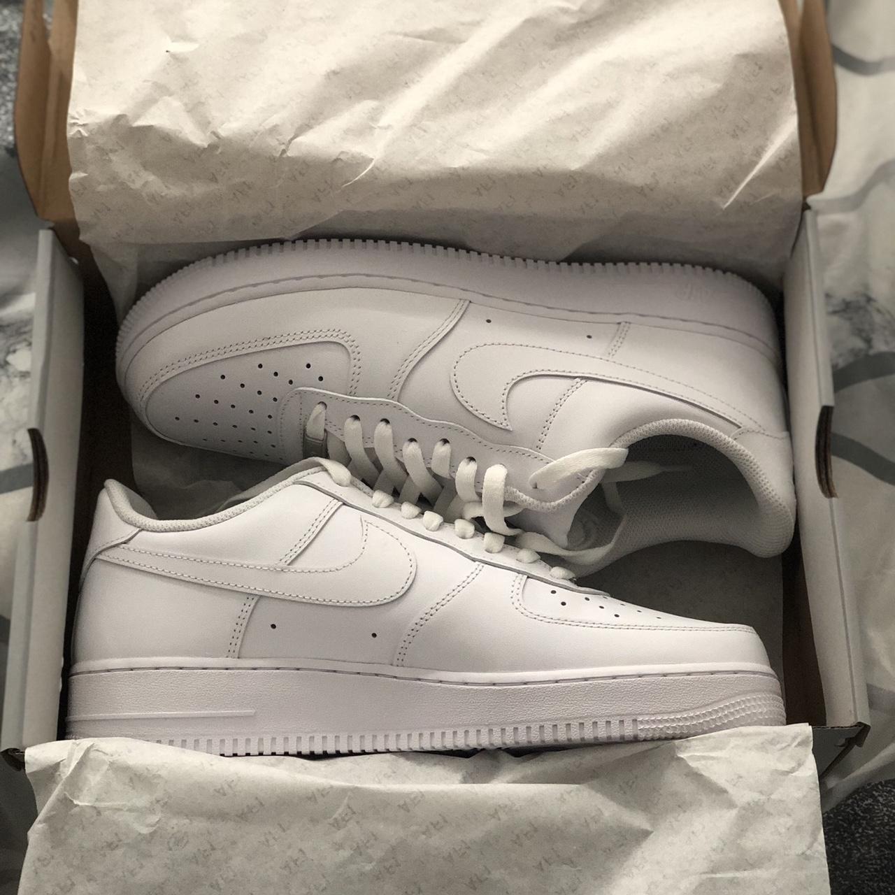 Nike air force 1 triple white Any size - Depop