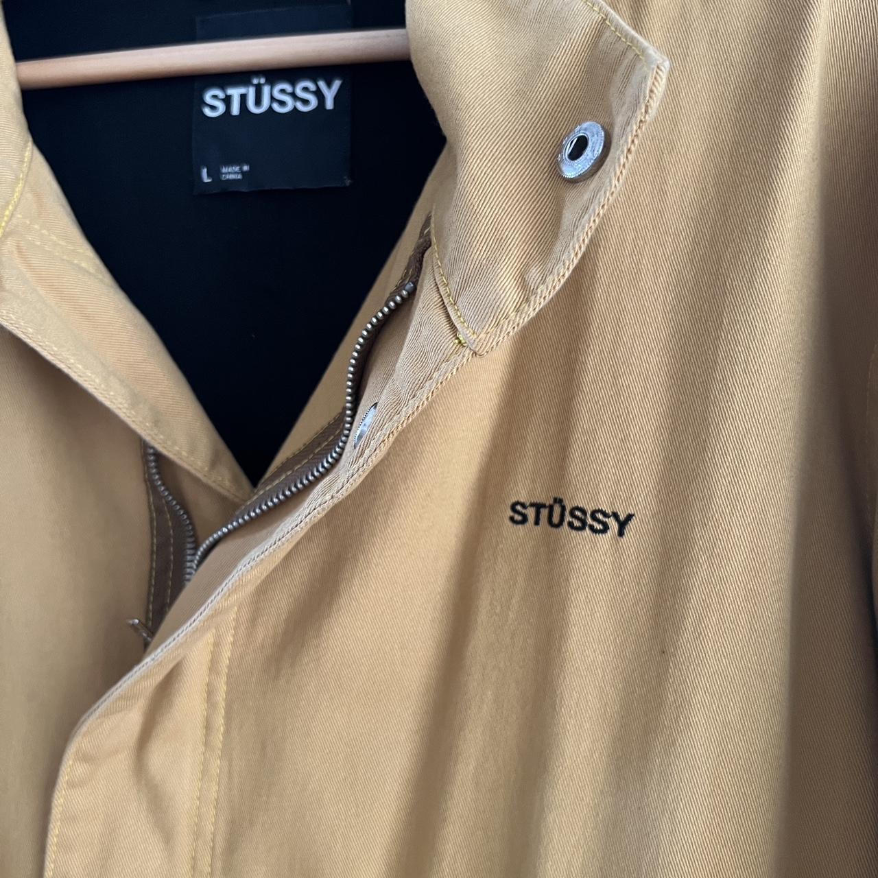 Stussy hooded Parker - Depop