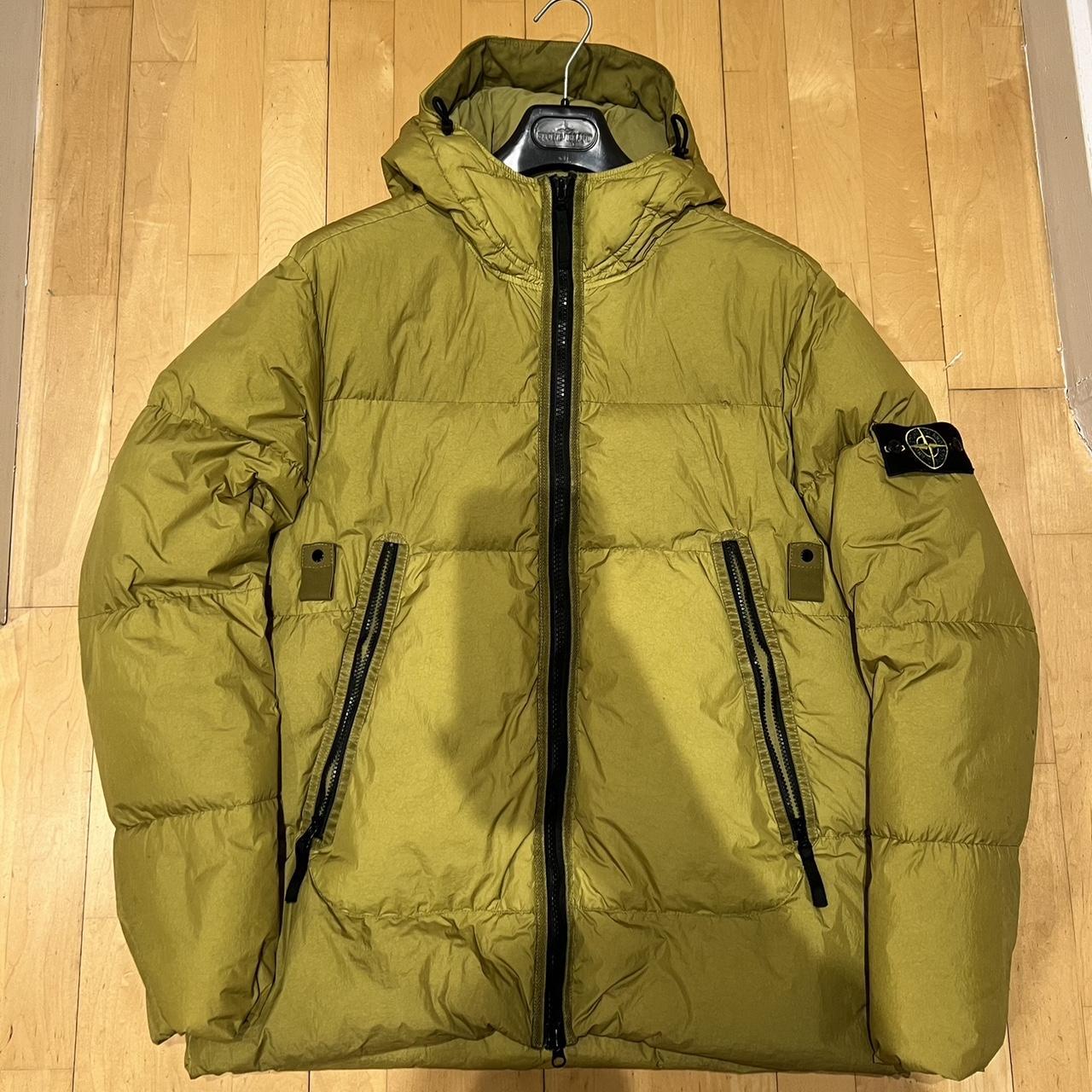 Stone Island Crinkle Reps Down Puffer Jacket Size