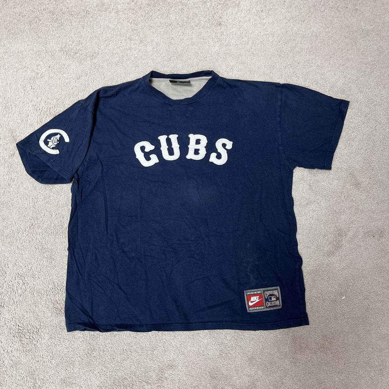 Chicago Cubs Authentic T Shirt - XL - Depop