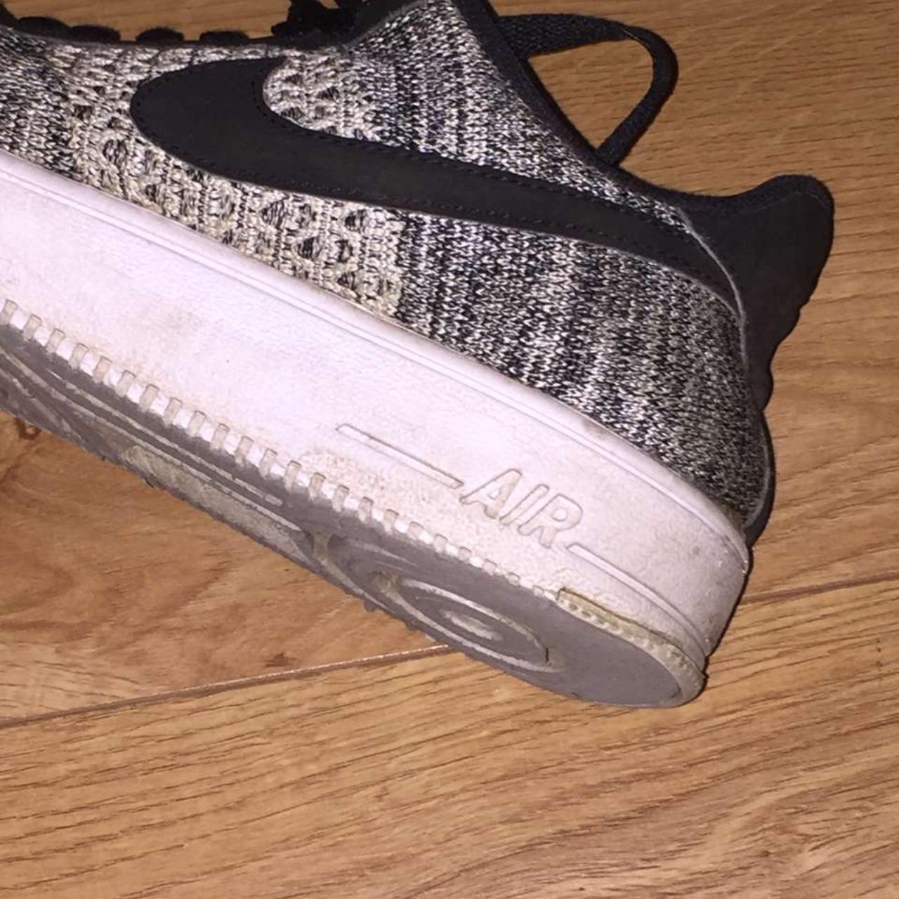 air force flyknit grey