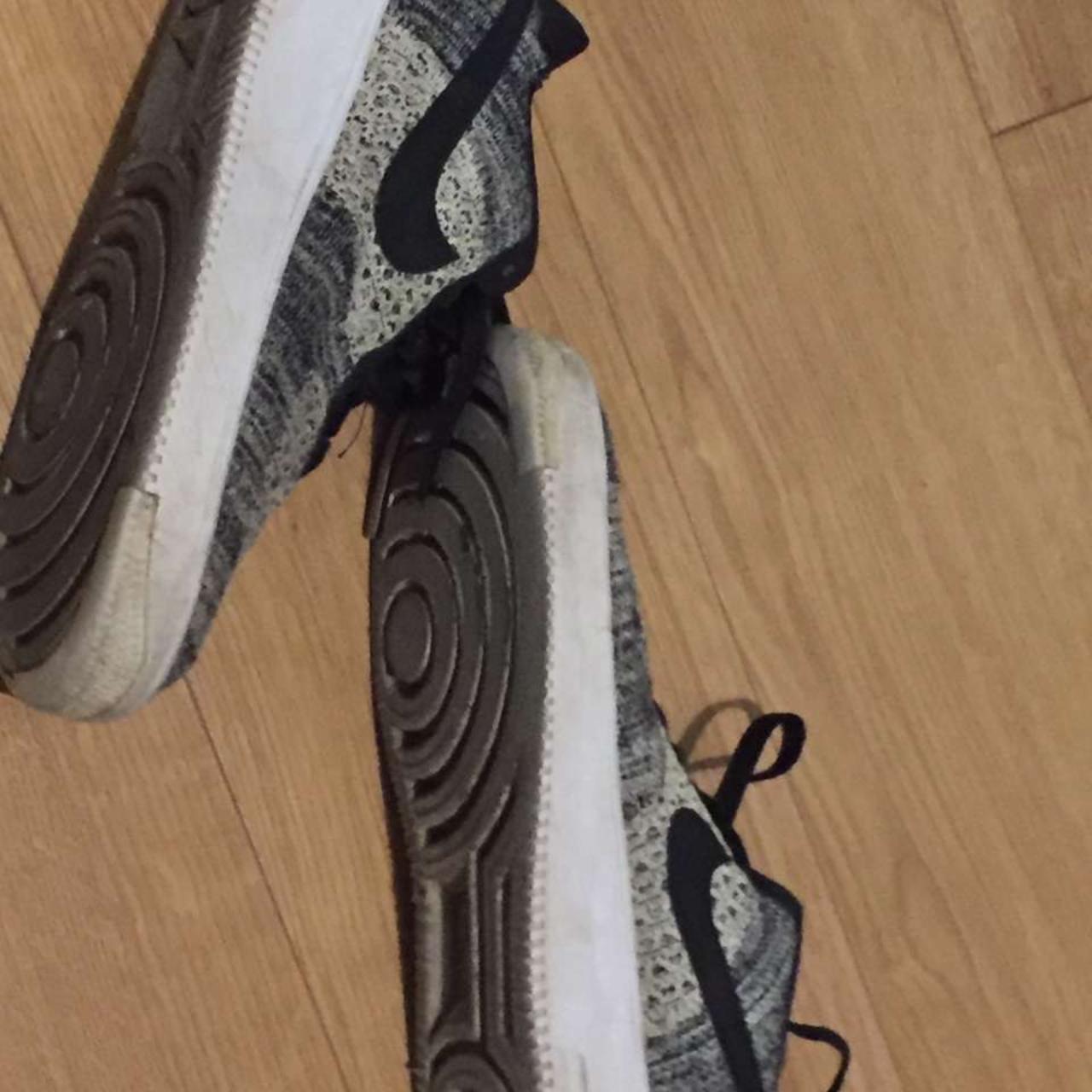 air force flyknit grey