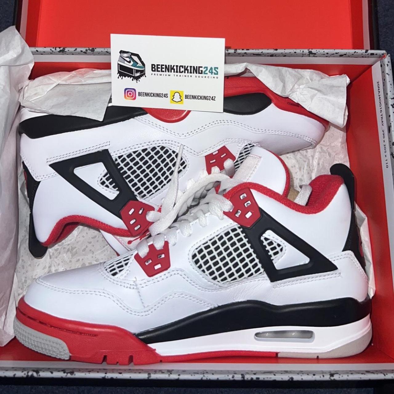 jordan 4 fire red gs