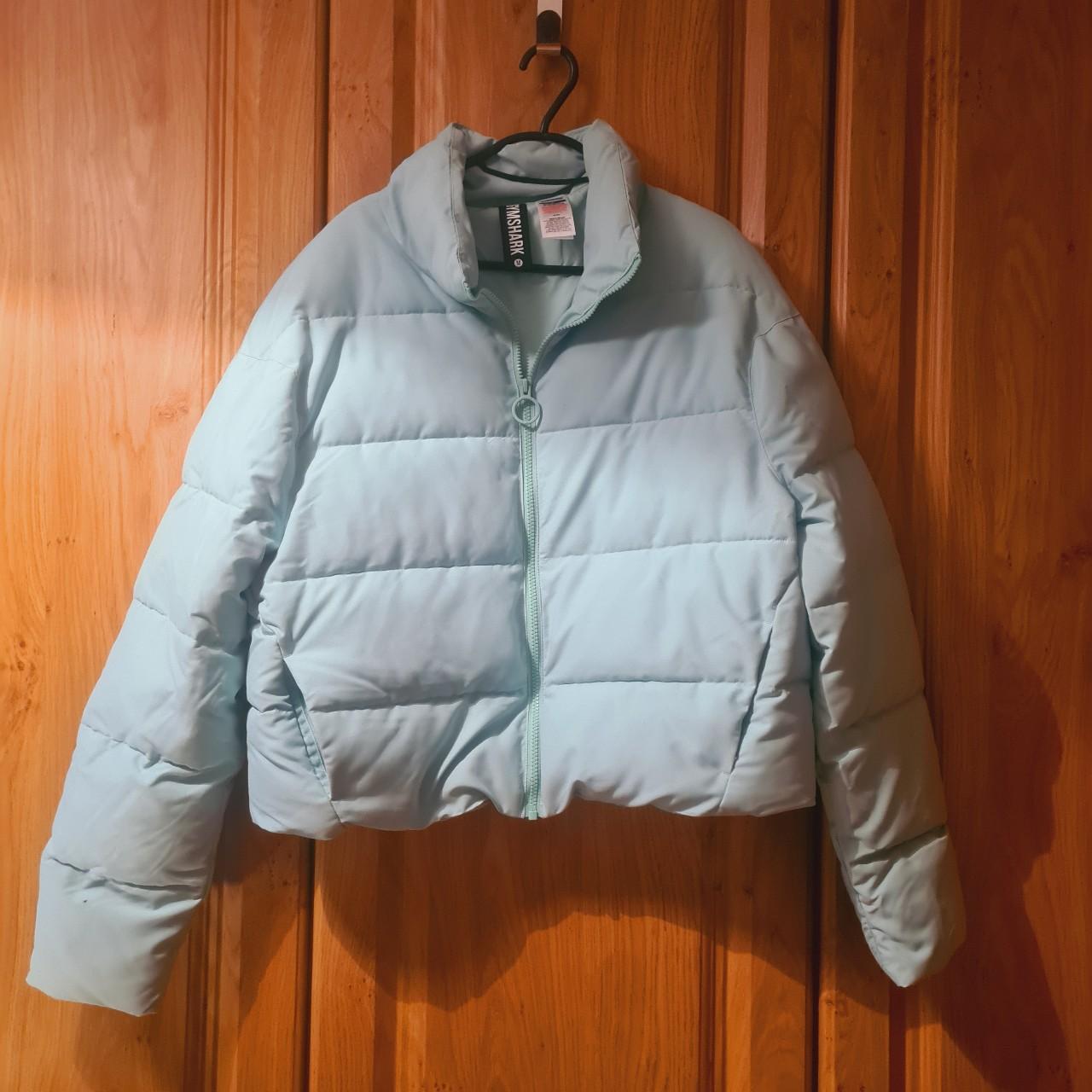Gymshark cropped puffer coat, size Medium, Depop