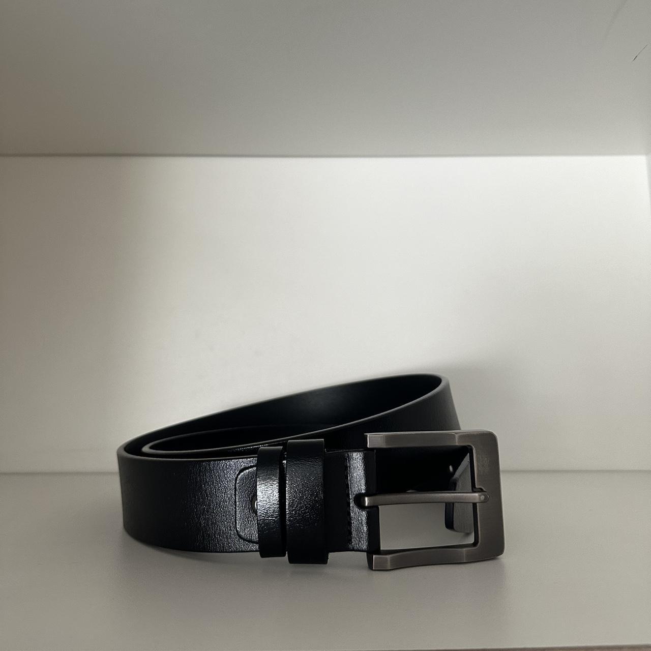 Men’s Leather Belt Brand-New, used only a few... - Depop