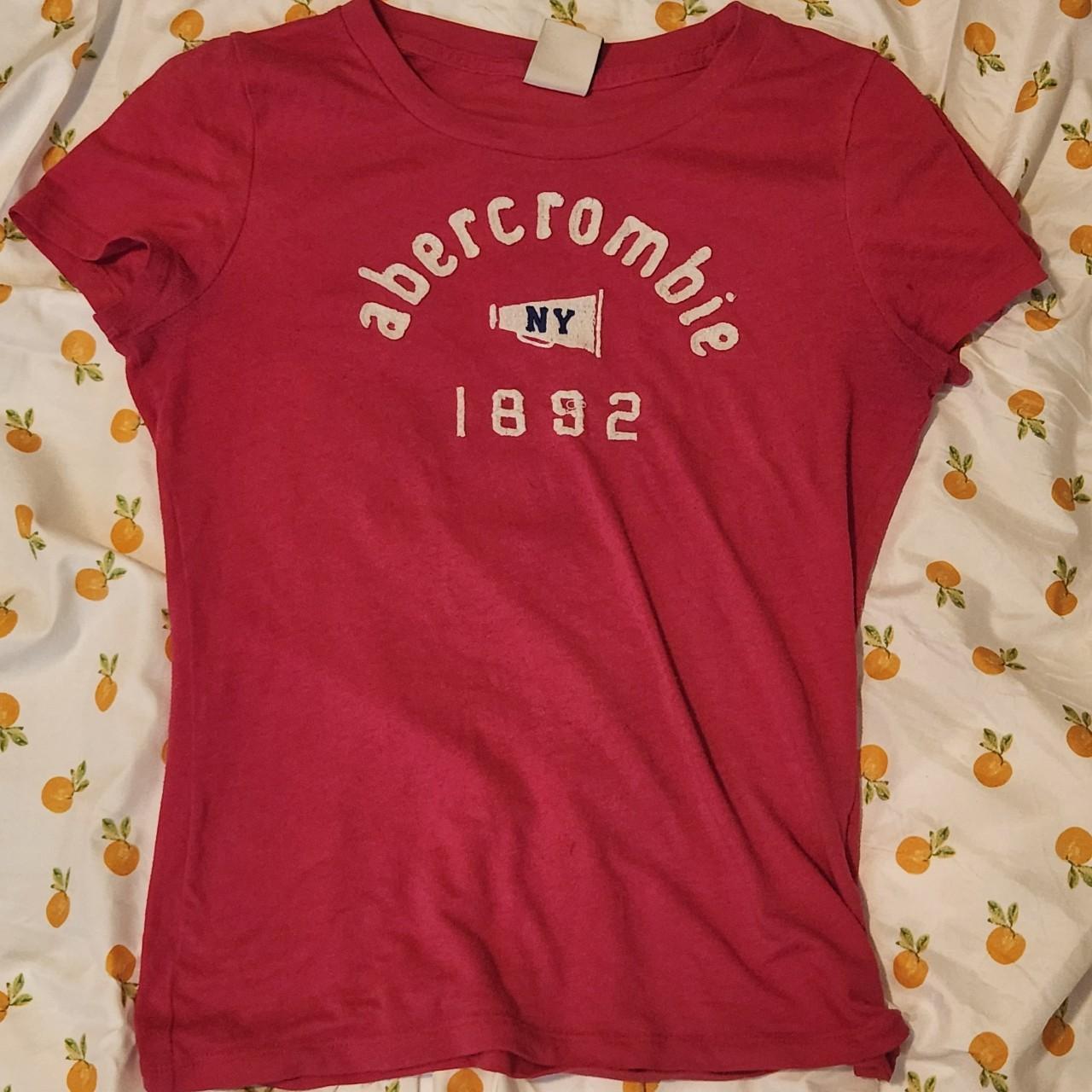 abercrombie baby tee super cute and pretty! kids... - Depop