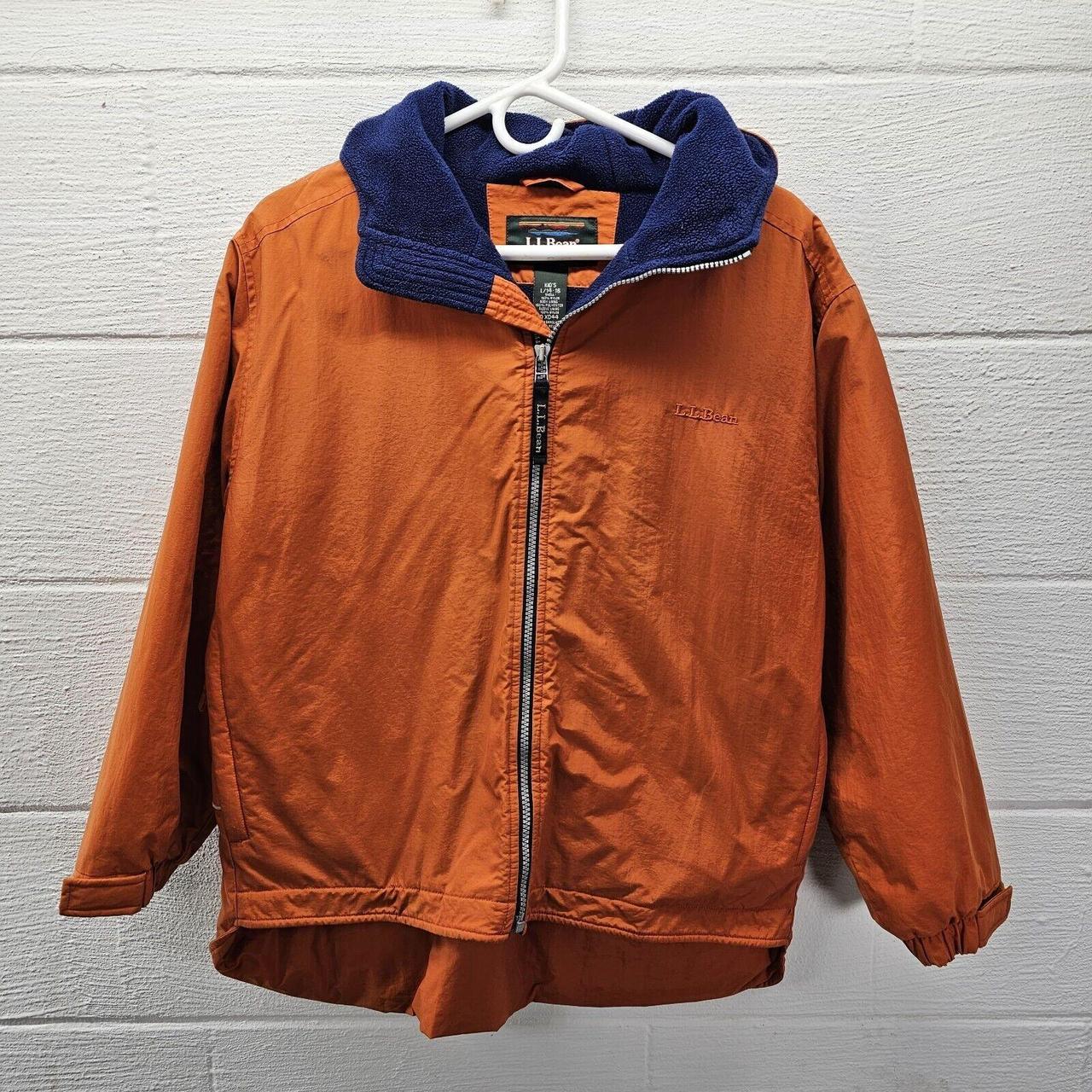 Ll bean boys hot sale rain jacket