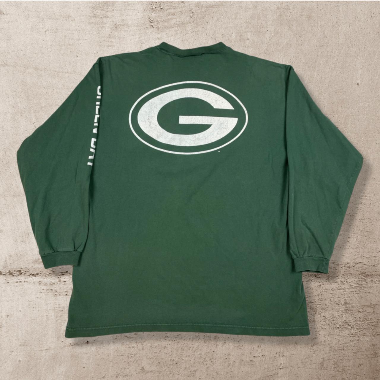 Green Bay Packers Long Sleeve T-Shirt • Size: - Depop