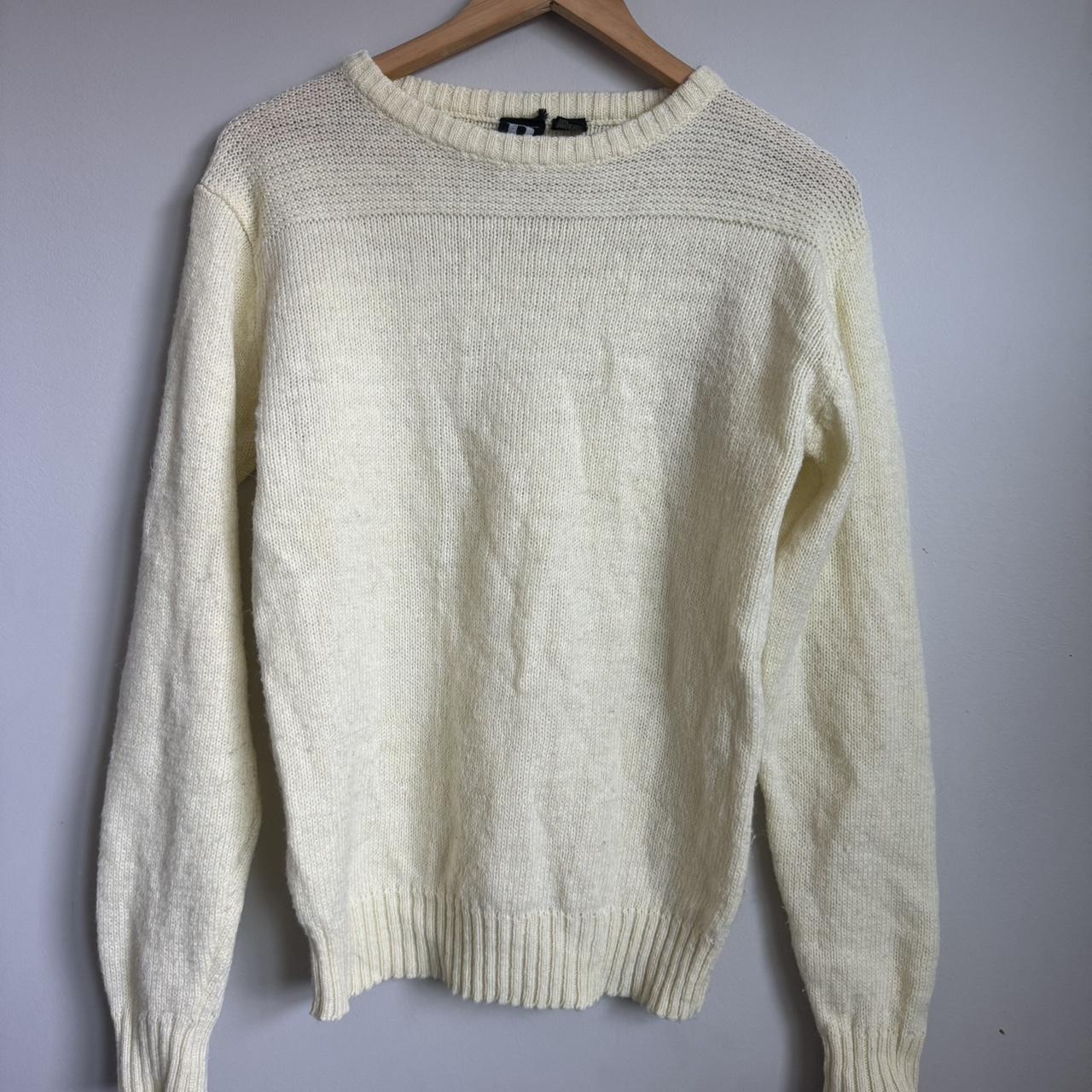 oversized yellow sweater