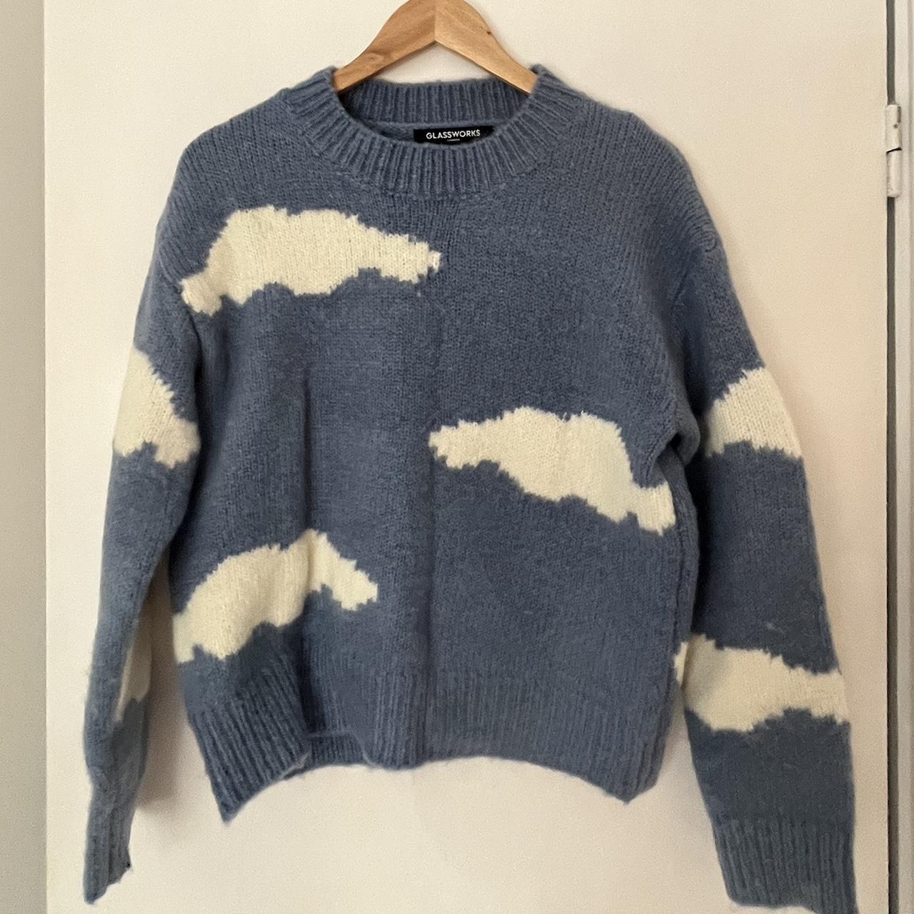 Glassworks clouds jumper - Depop