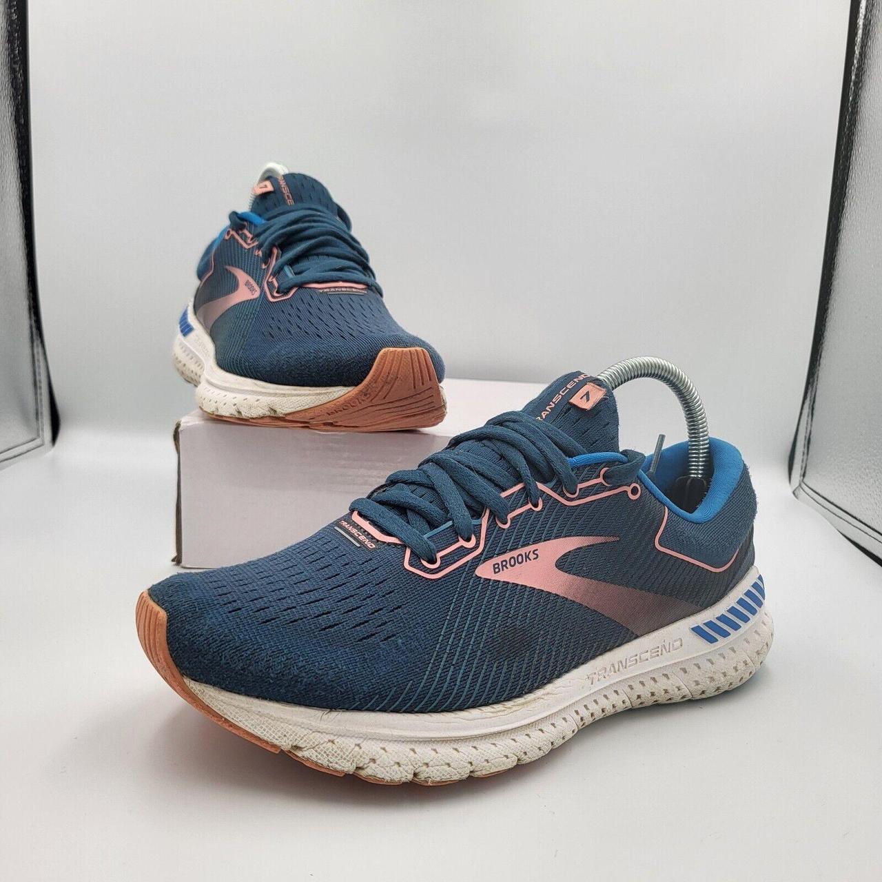 Brooks Transcend 7 Woman's Blue Running Shoes - Depop