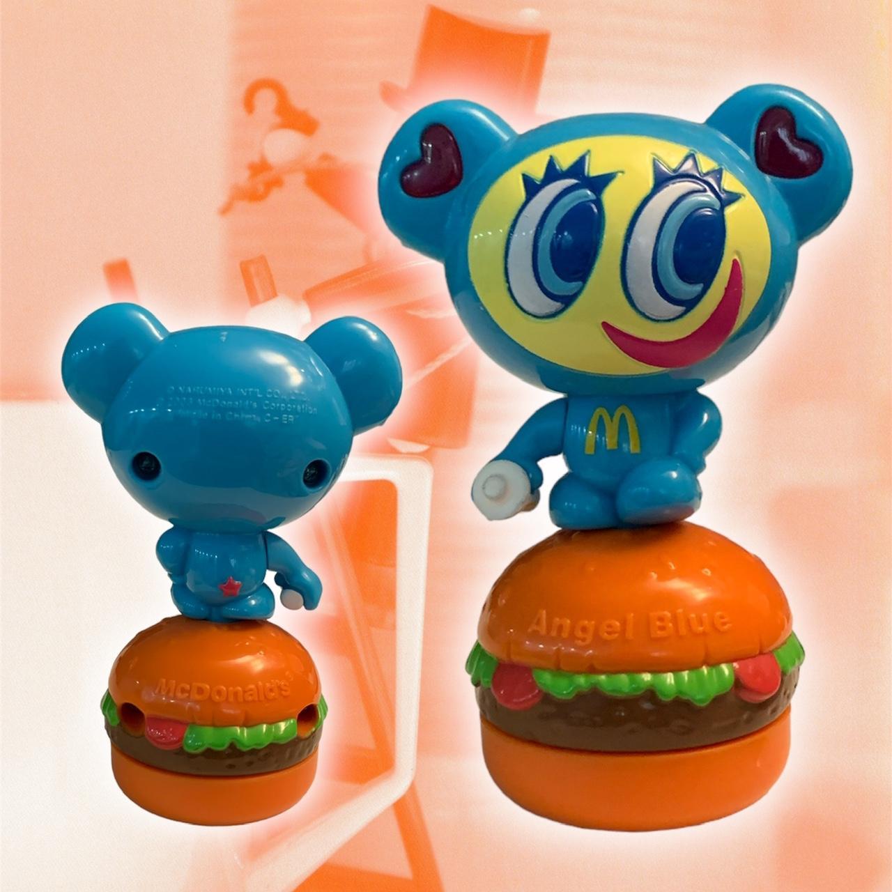 ANGEL BLUE フィギュア マクドナルド　新品未使用　2カラー Super rare Angel Blue McDonalds Toy! The hook at the | Depop