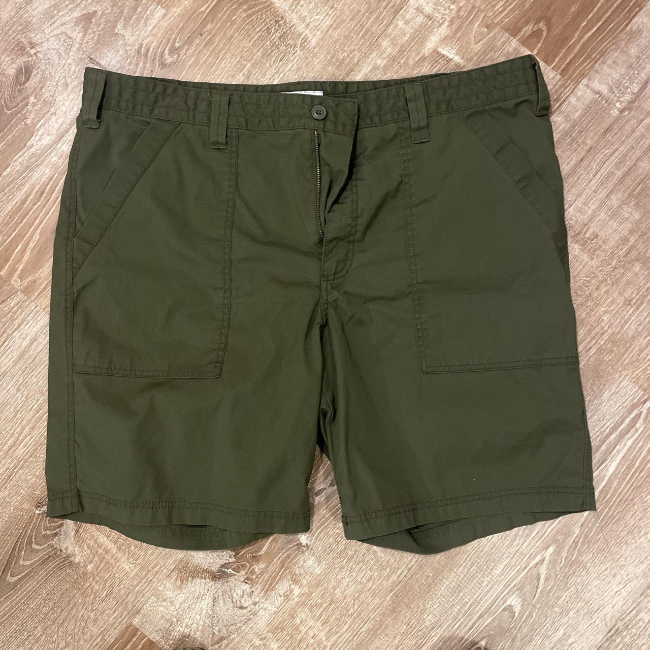 Good fellow forest green shorts 42” - Depop