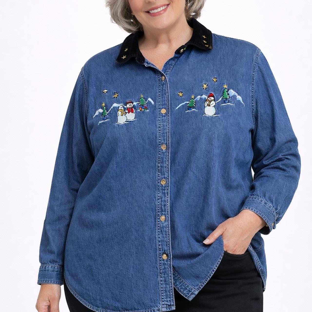 Basic Editions Women's Top - Blue - 18 – Basic Ed… - image 1