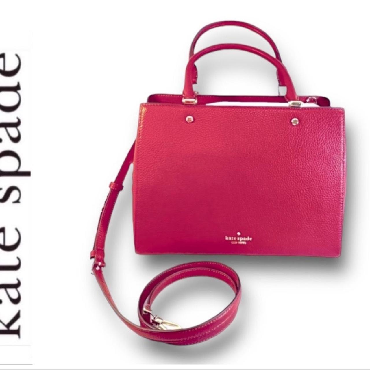 KATE SPADE Red Crossbody or Satchel In Red hotsell Pebbled Leather NEW WITH TAGS